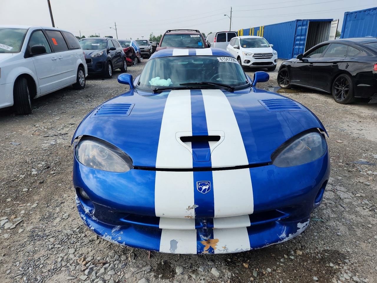 1997 Dodge Viper Gts Blue vin: 1B3ER69E1VV300901