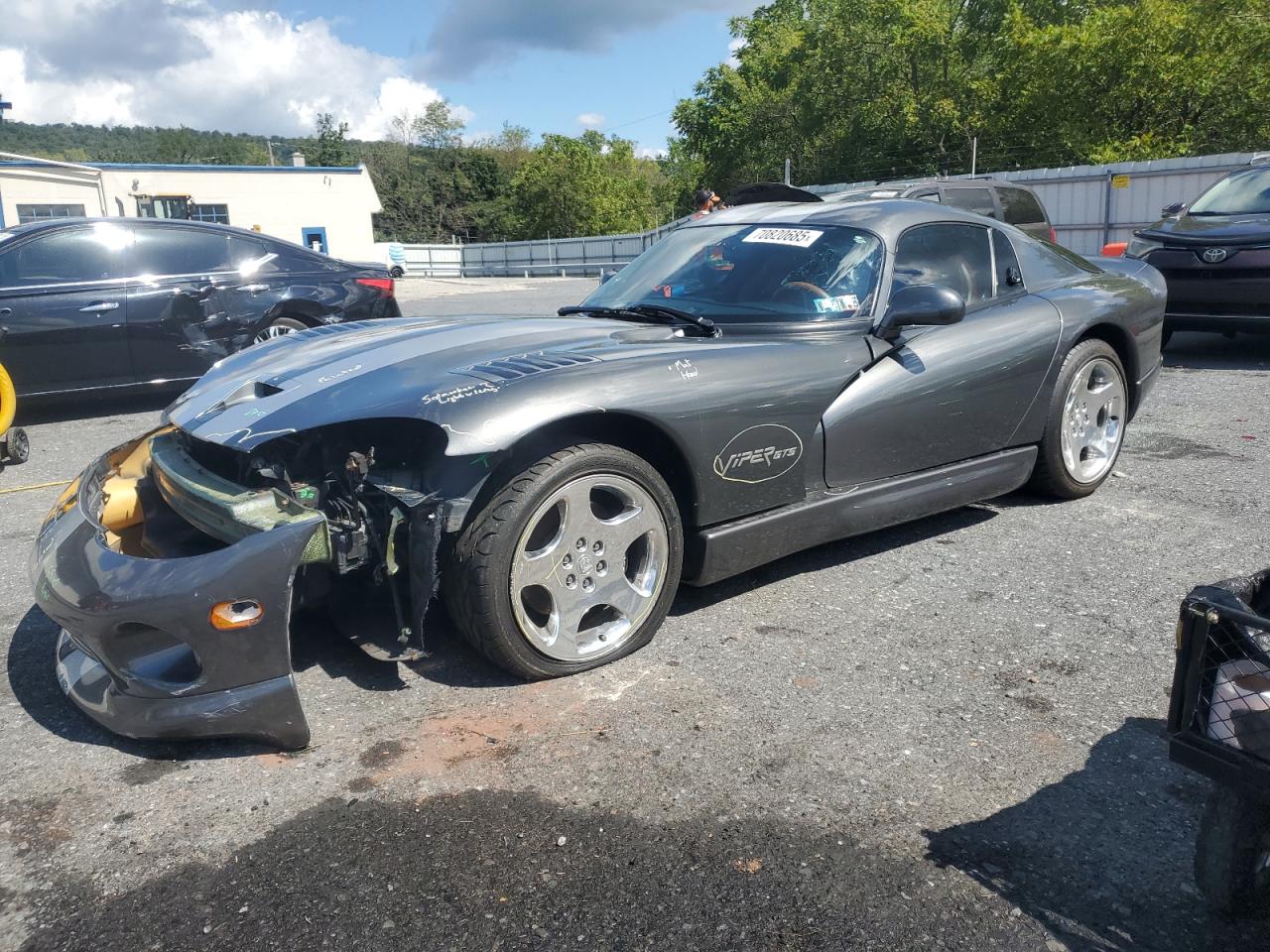 2002 Dodge Viper Gts Gray vin: 1B3ER69E22V100783