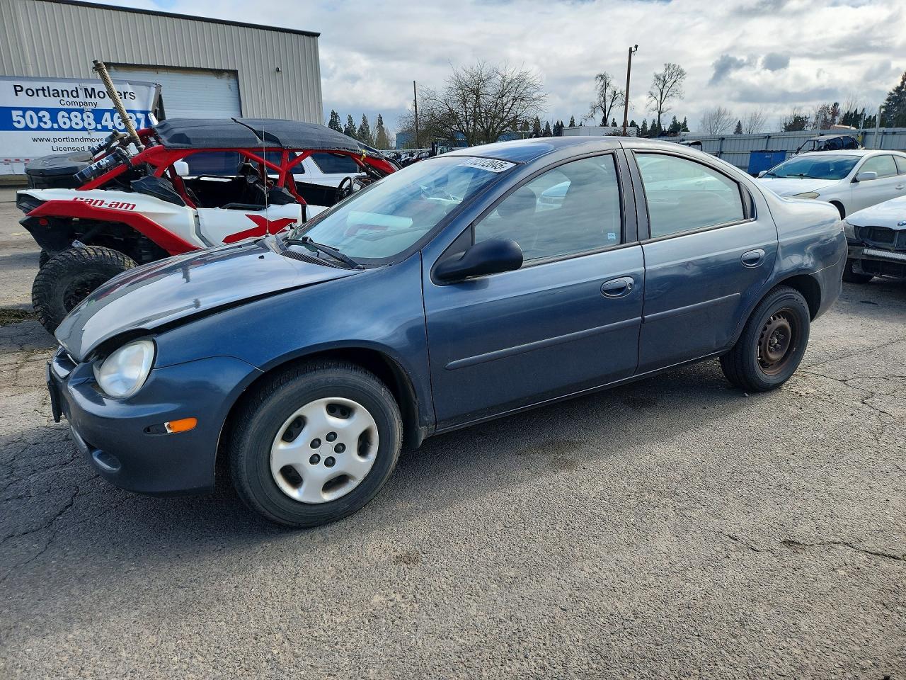 2002 Dodge Neon S Gray vin: 1B3ES16C02D605088