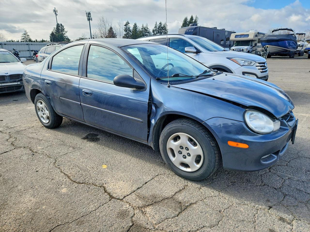 2002 Dodge Neon S Gray vin: 1B3ES16C02D605088