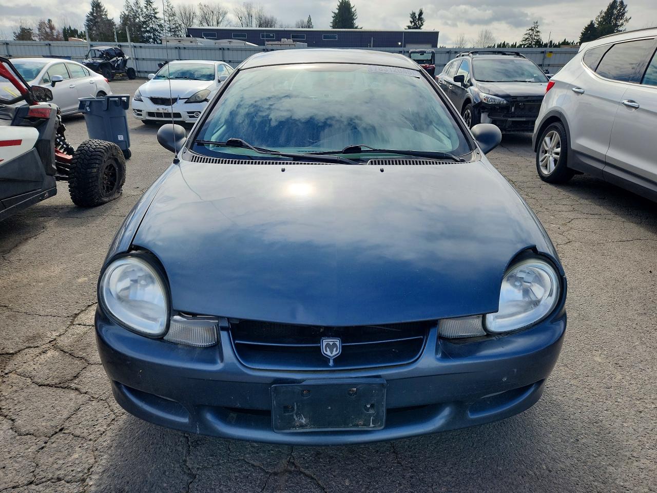 2002 Dodge Neon S Gray vin: 1B3ES16C02D605088