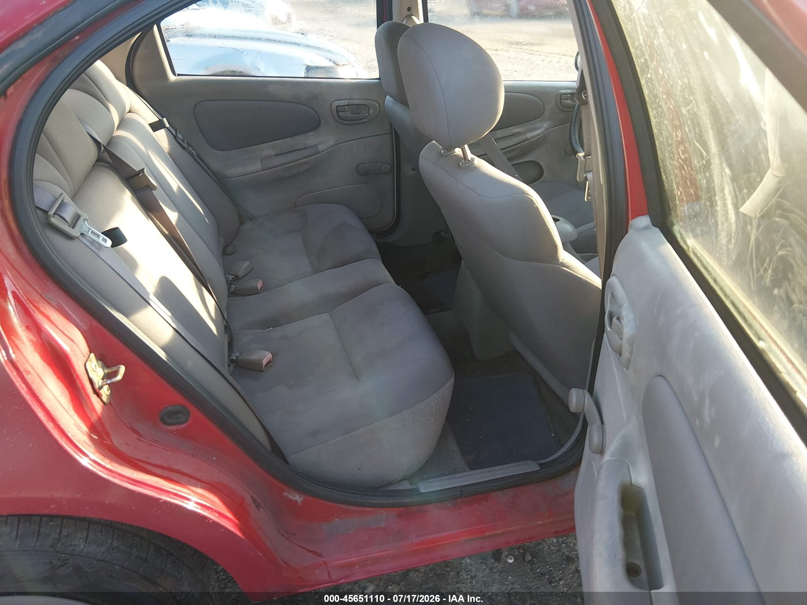2004 Dodge Neon Se Red vin: 1B3ES26C04D557391