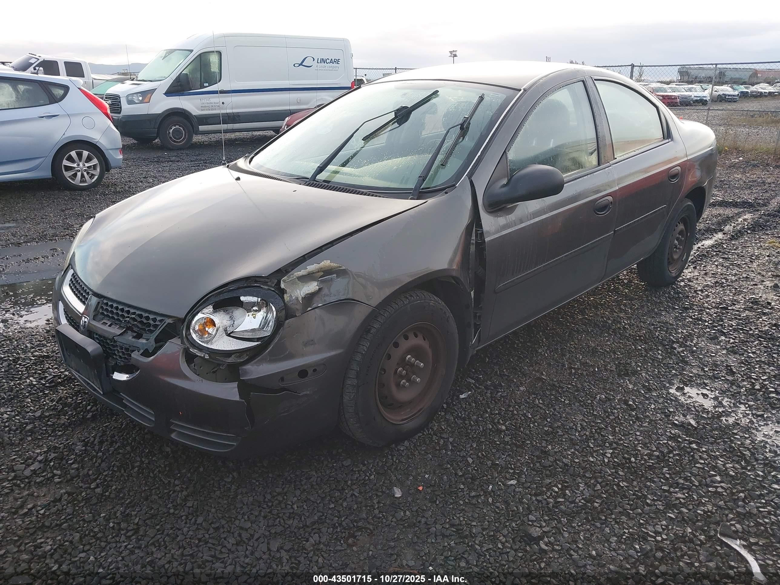 2004 Dodge Neon Se Gray vin: 1B3ES26C04D593677