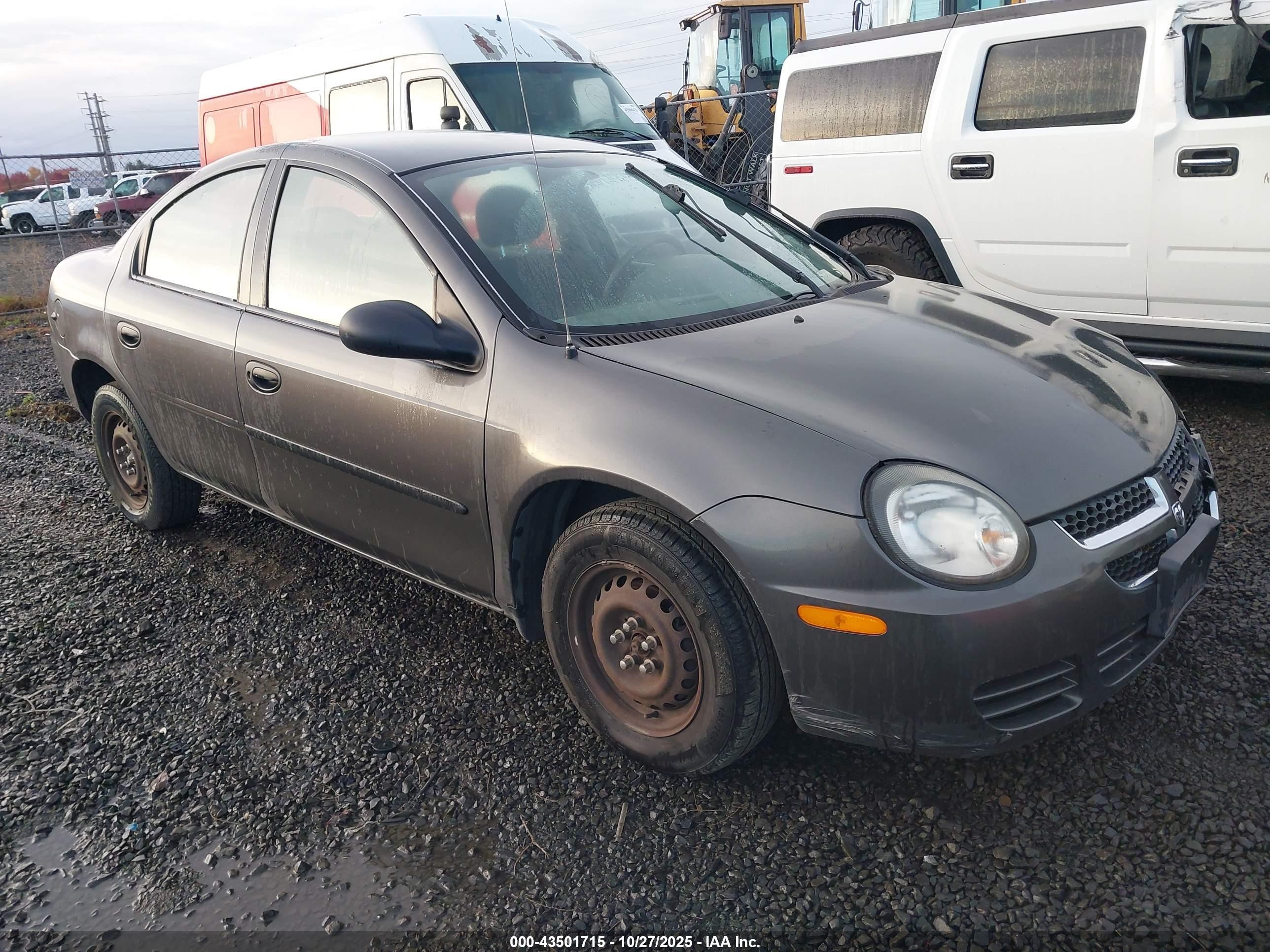 2004 Dodge Neon Se Gray vin: 1B3ES26C04D593677