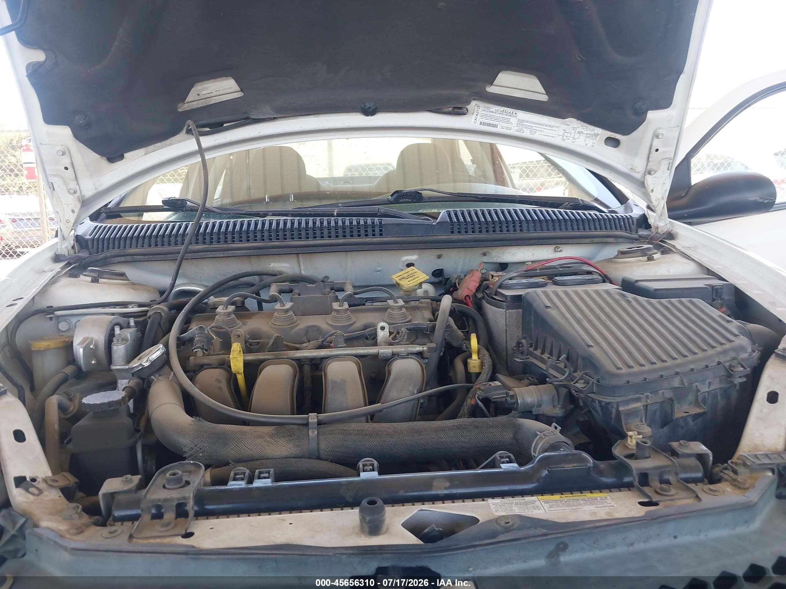 2004 Dodge Neon Se White vin: 1B3ES26C24D506197