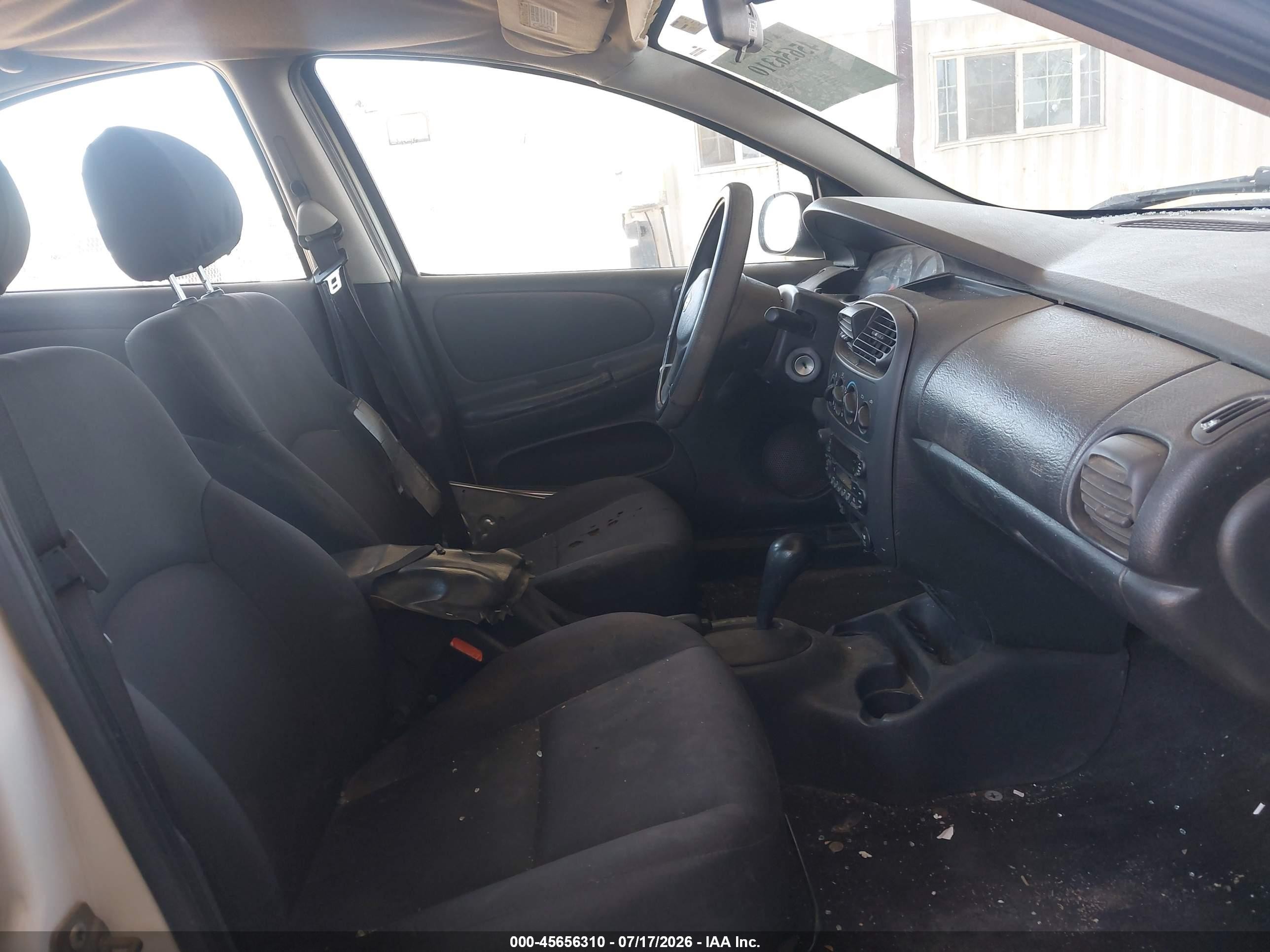2004 Dodge Neon Se White vin: 1B3ES26C24D506197