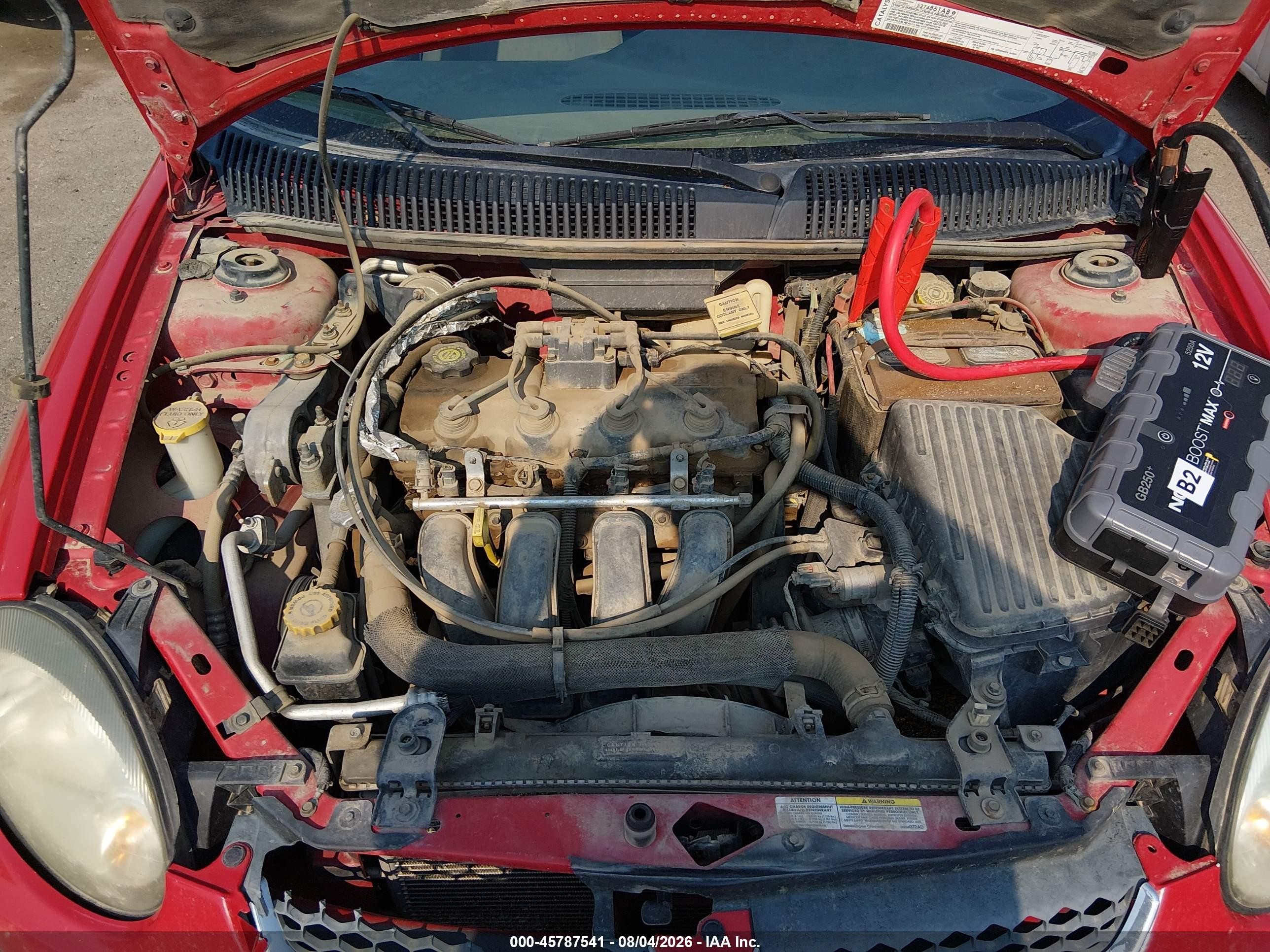 2003 Dodge Neon Se Red vin: 1B3ES26C43D208507