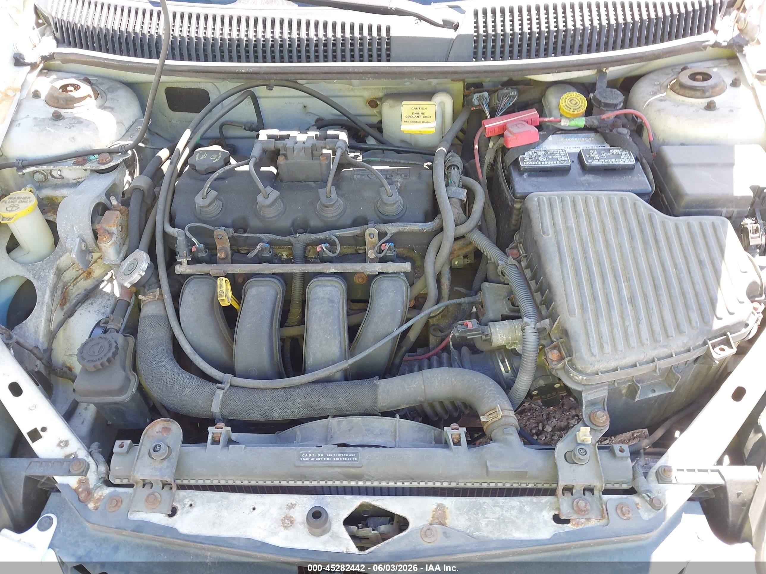 2004 Dodge Neon Se White vin: 1B3ES26C54D643909