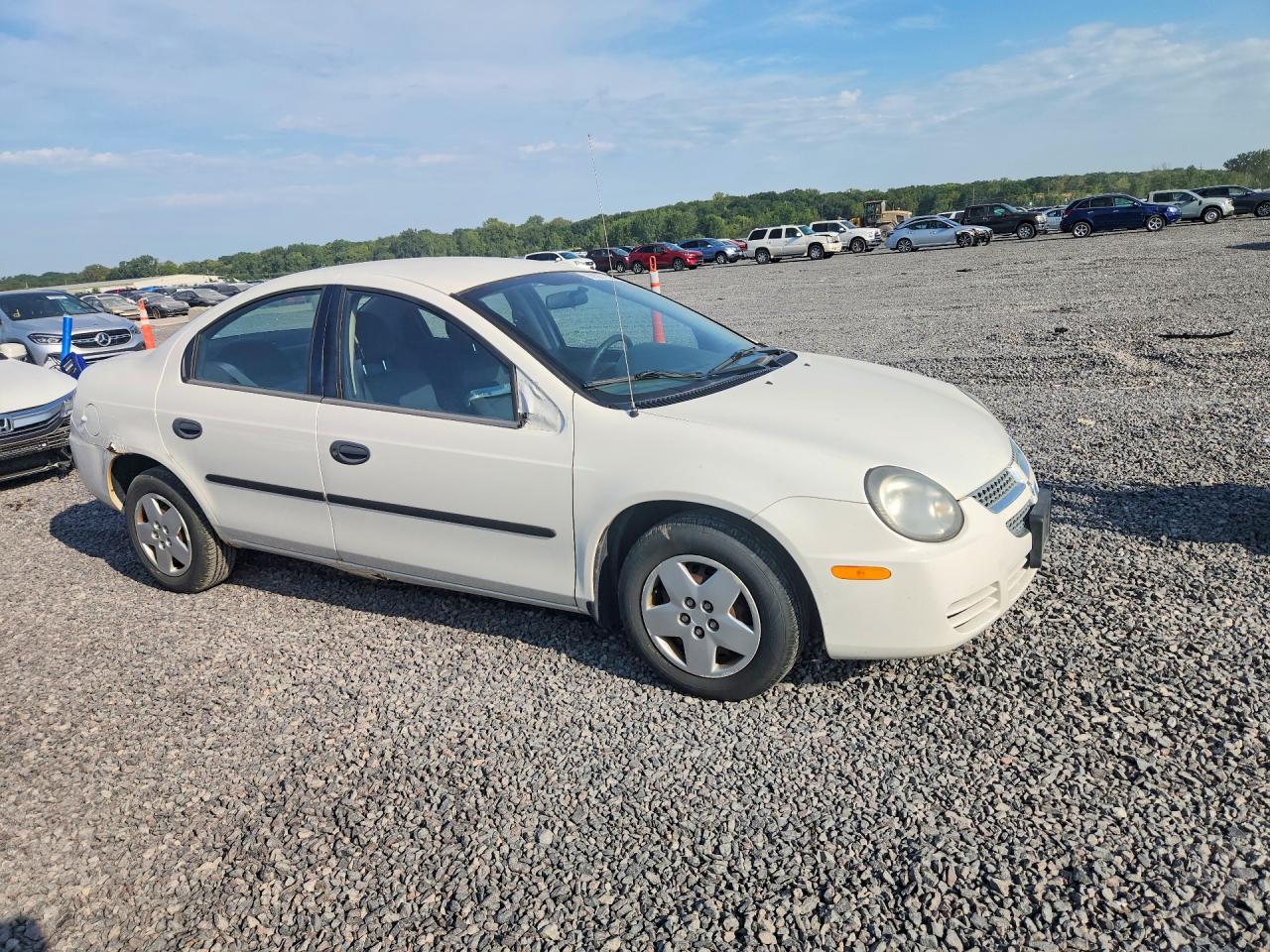2003 Dodge Neon Se White vin: 1B3ES26C63D190561