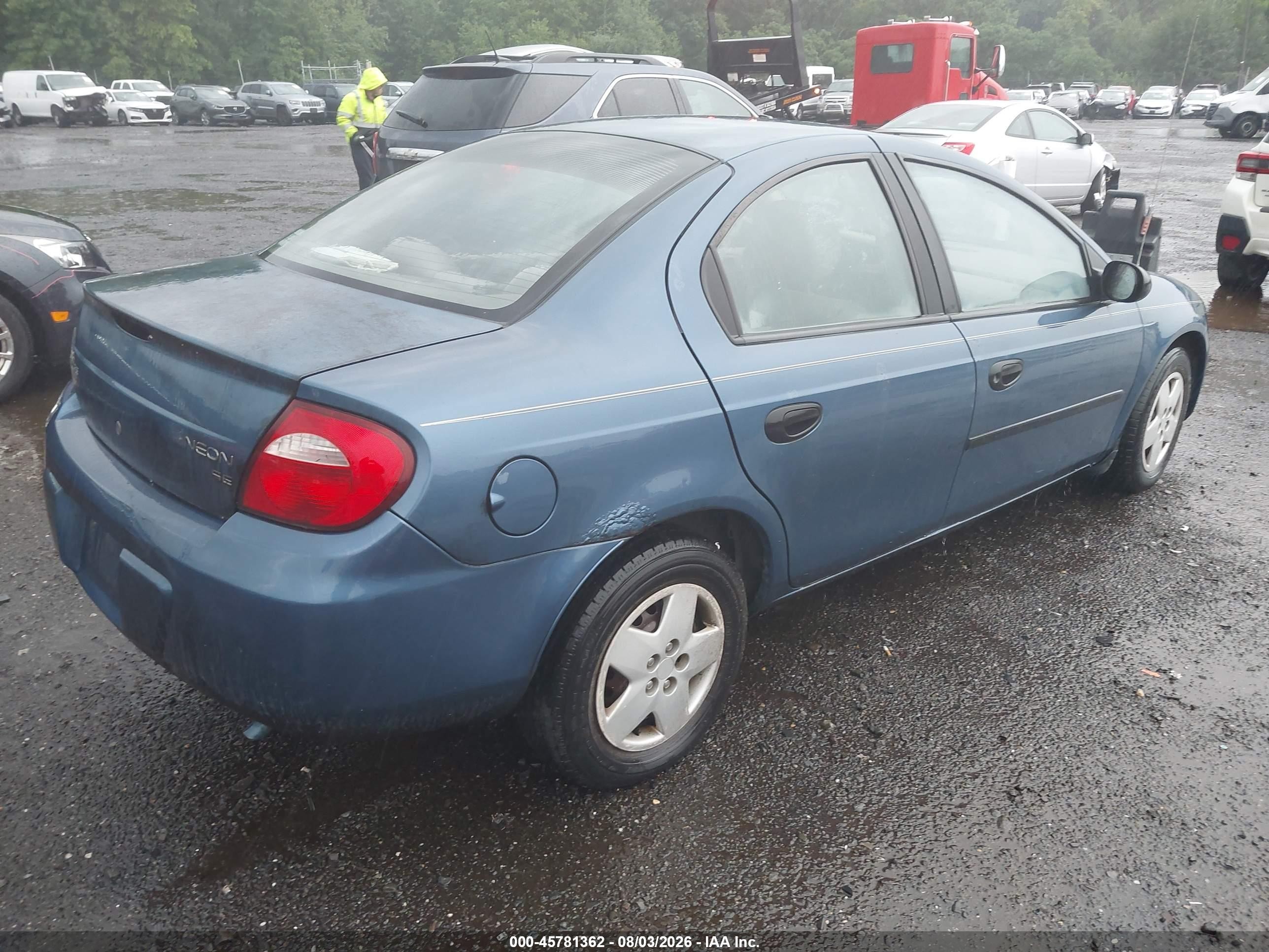 2003 Dodge Neon Se Blue vin: 1B3ES26C63D261662