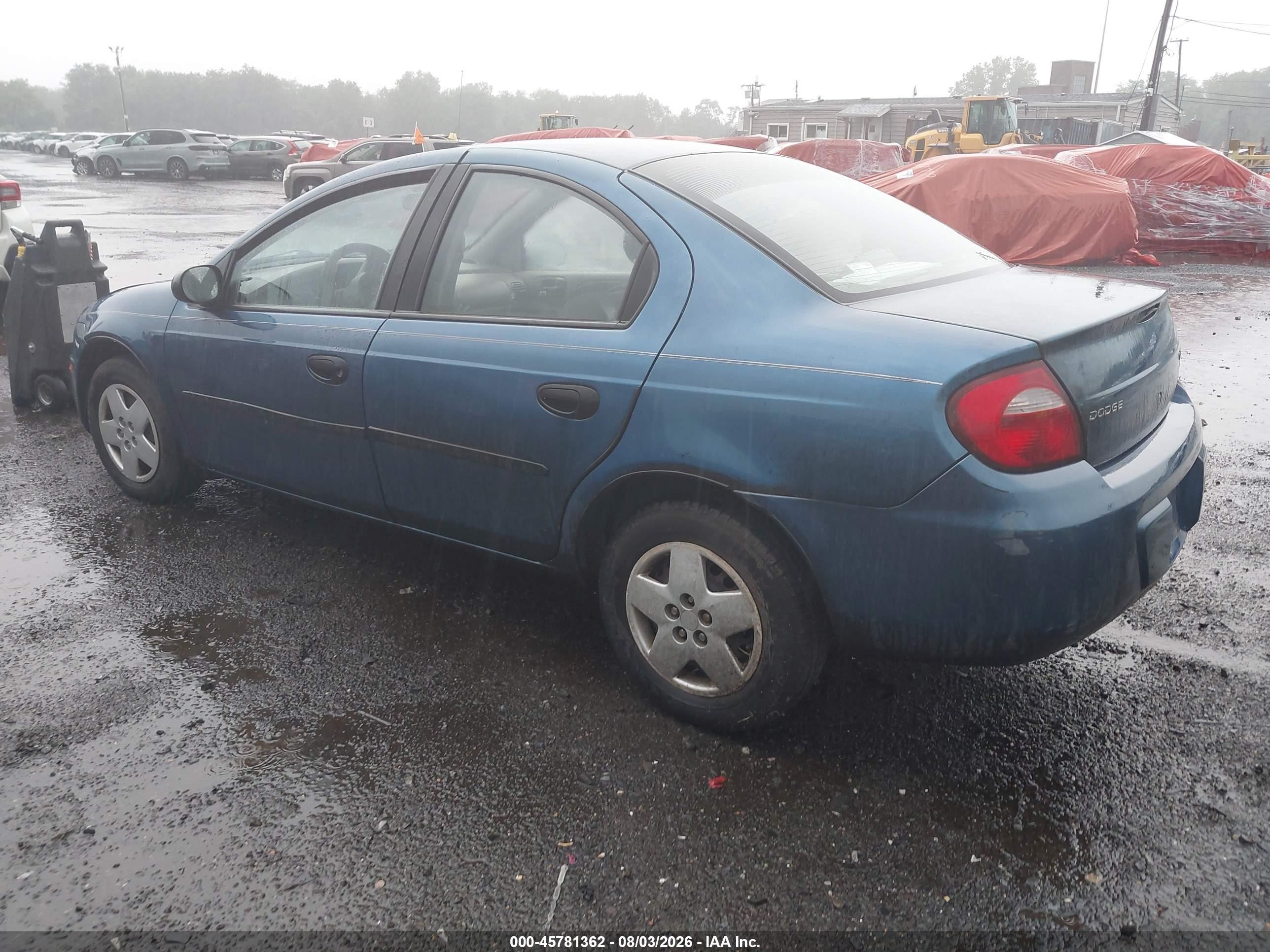 2003 Dodge Neon Se Blue vin: 1B3ES26C63D261662