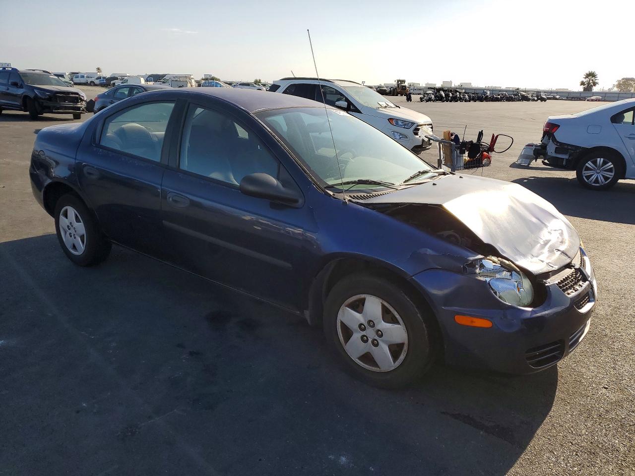 2003 Dodge Neon Se Blue vin: 1B3ES26C73D110166