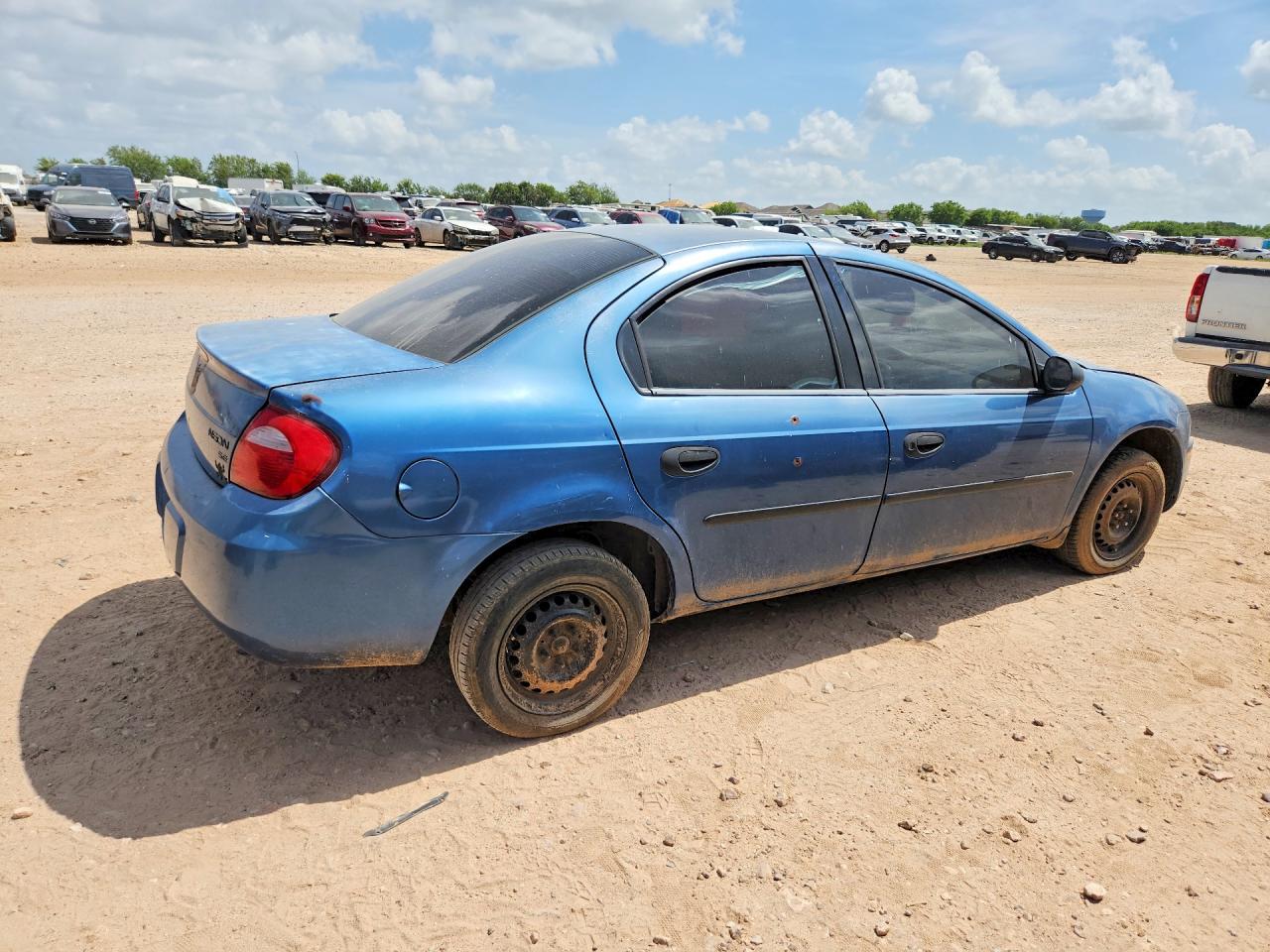 2003 Dodge Neon Синий vin: 1B3ES26C83D184437