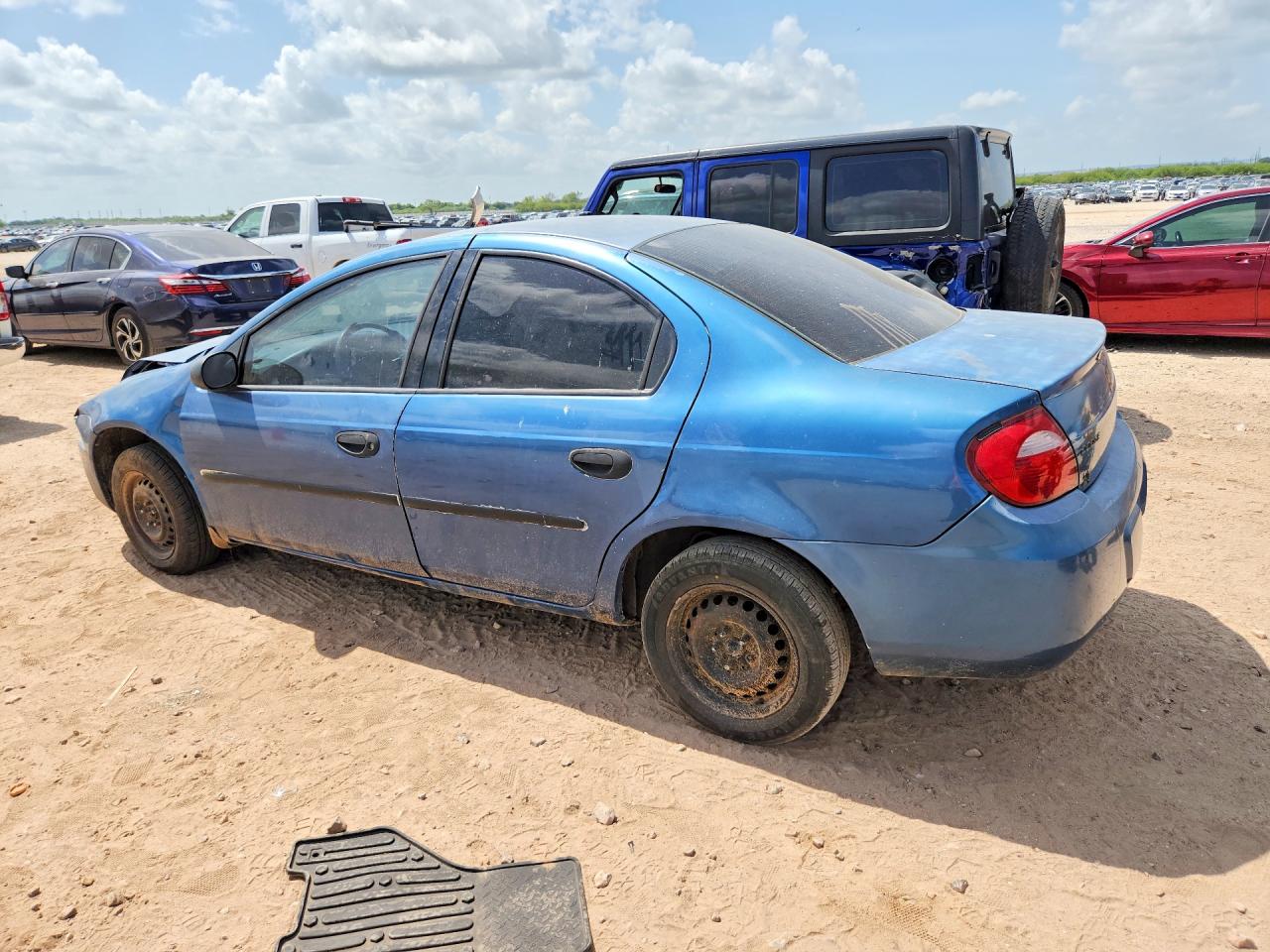 2003 Dodge Neon Синий vin: 1B3ES26C83D184437