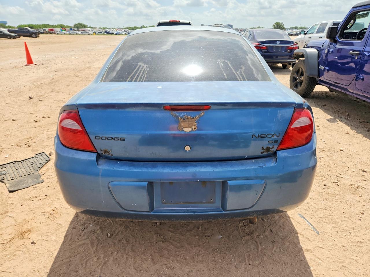 2003 Dodge Neon Синий vin: 1B3ES26C83D184437