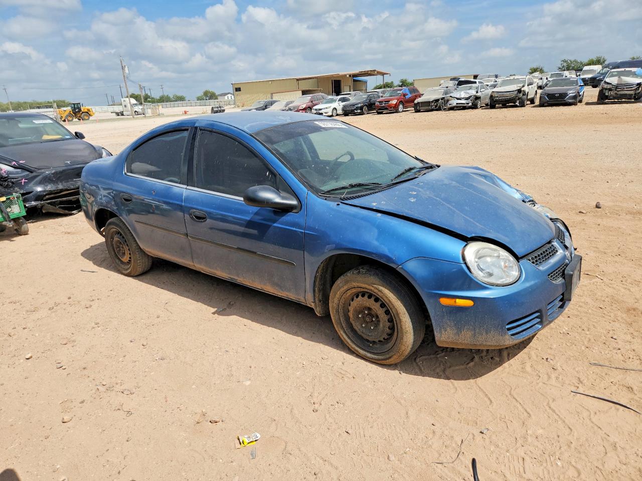2003 Dodge Neon Синий vin: 1B3ES26C83D184437