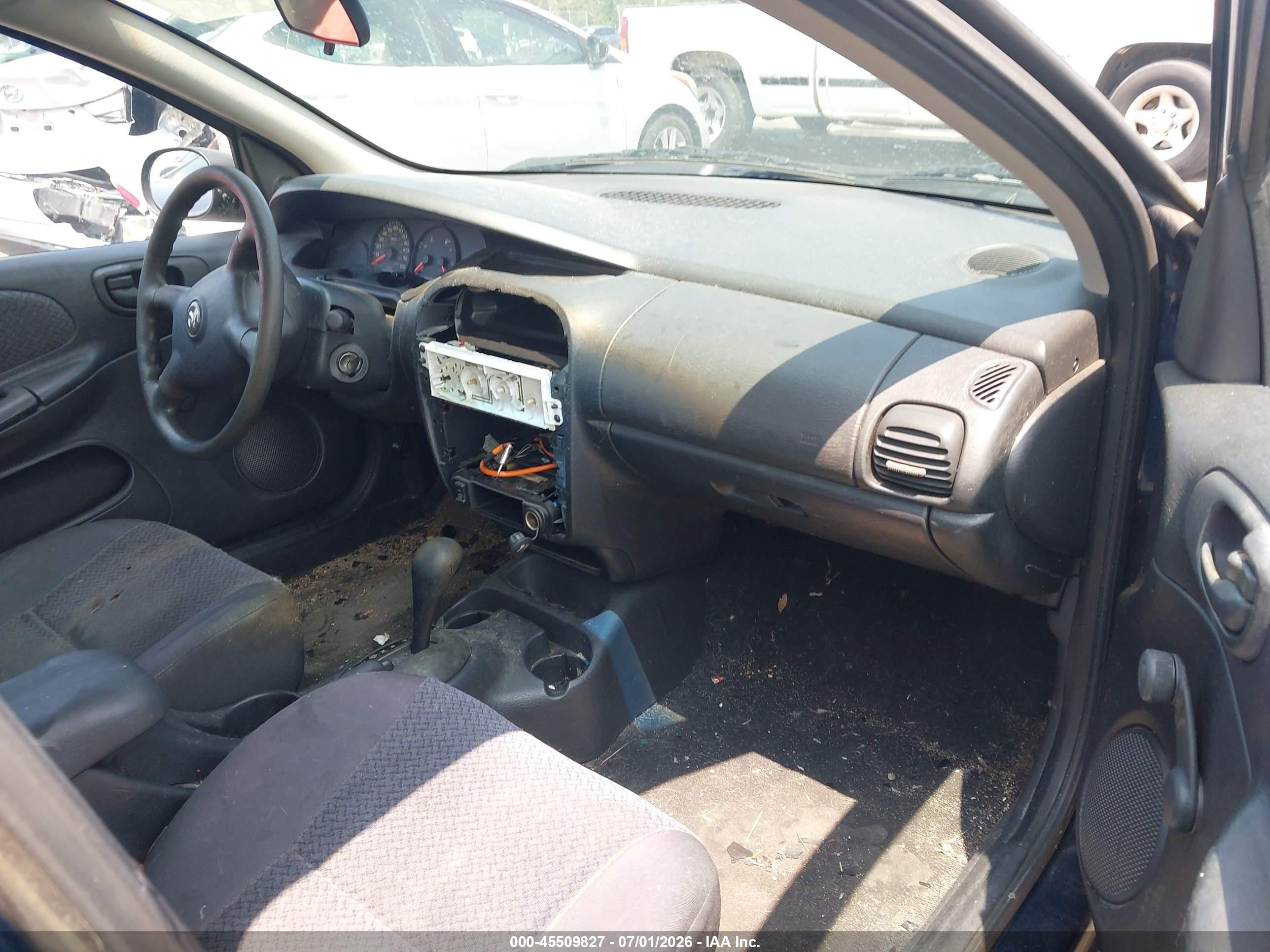 2002 Dodge Neon   Синий vin: 1B3ES26C92D586661
