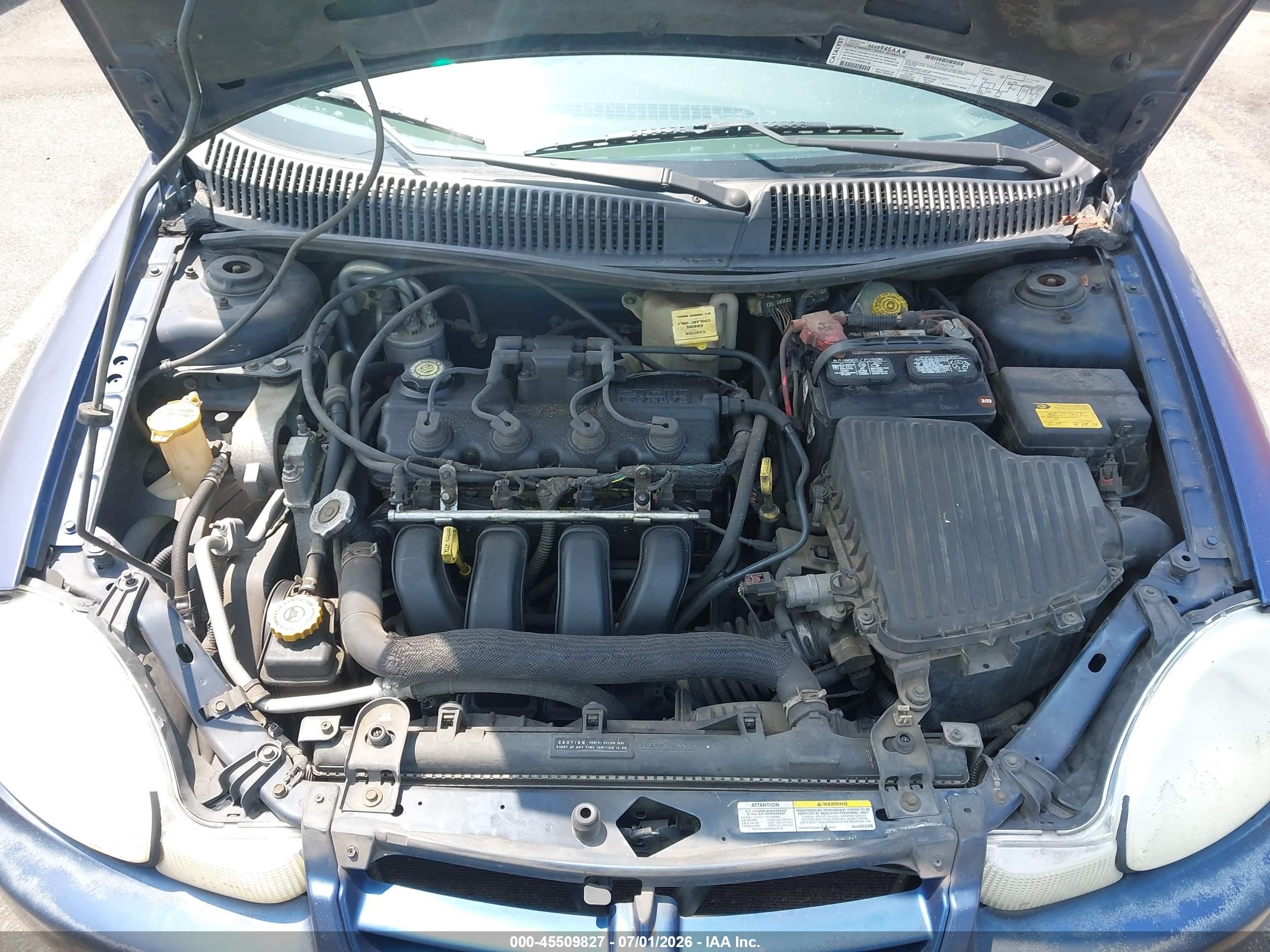 2002 Dodge Neon   Синий vin: 1B3ES26C92D586661