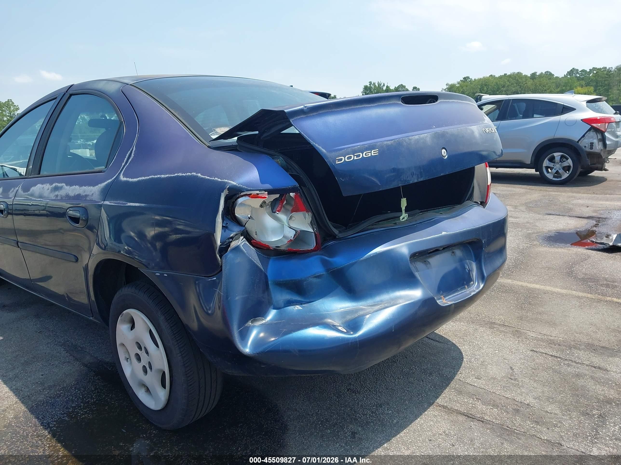 2002 Dodge Neon   Blue vin: 1B3ES26C92D586661