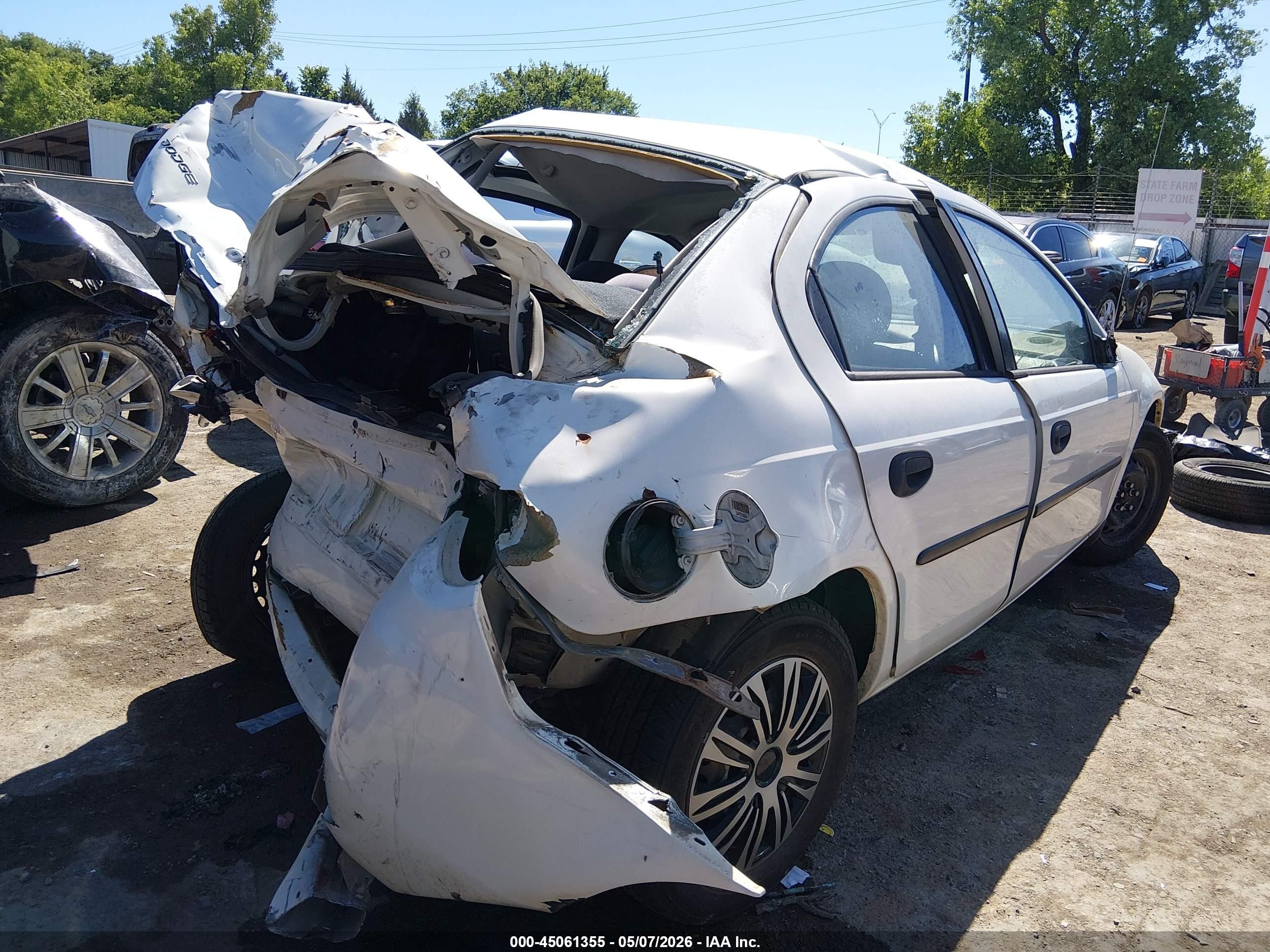 2003 Dodge Neon Se White vin: 1B3ES26C93D155951