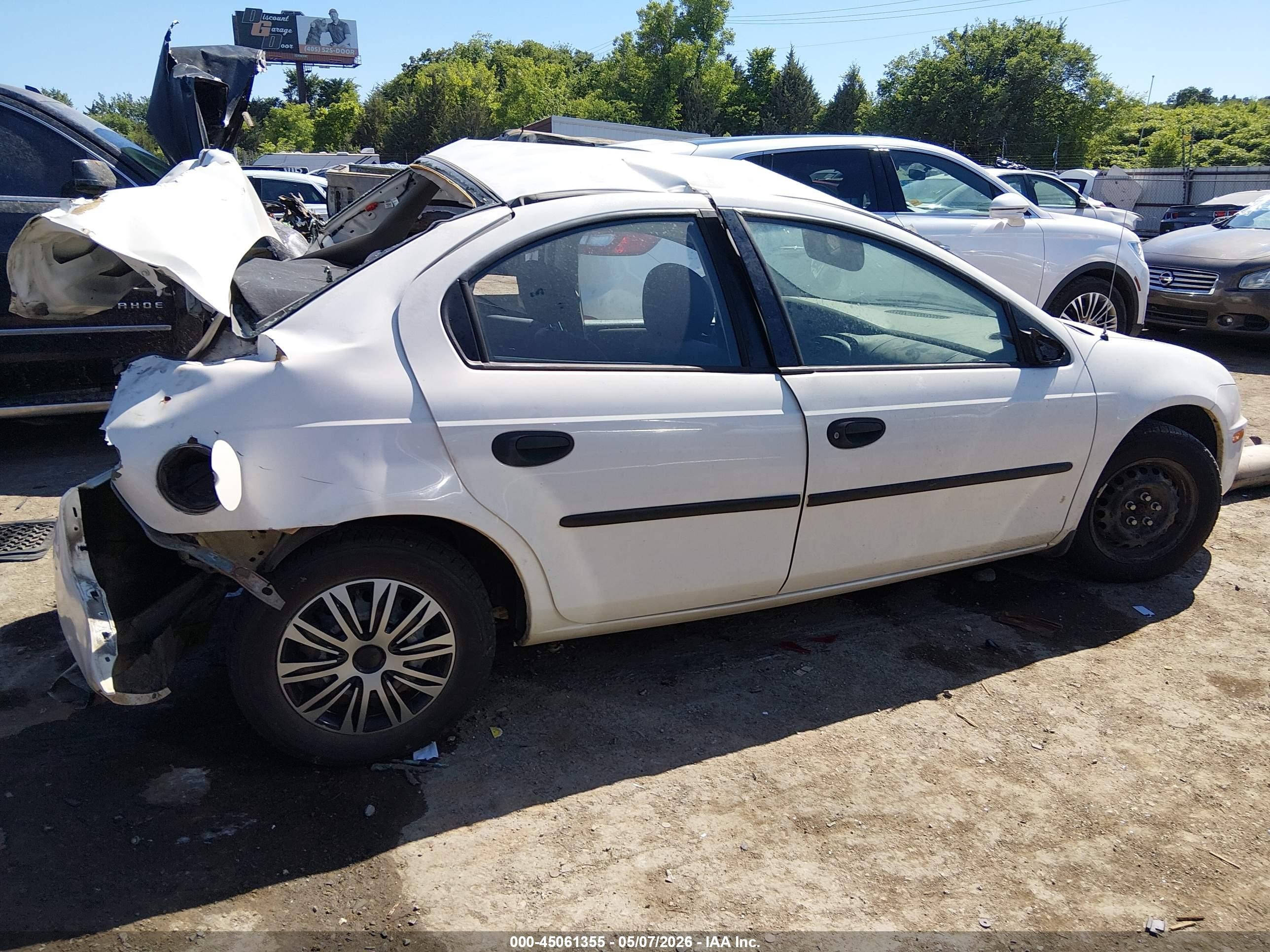 2003 Dodge Neon Se White vin: 1B3ES26C93D155951