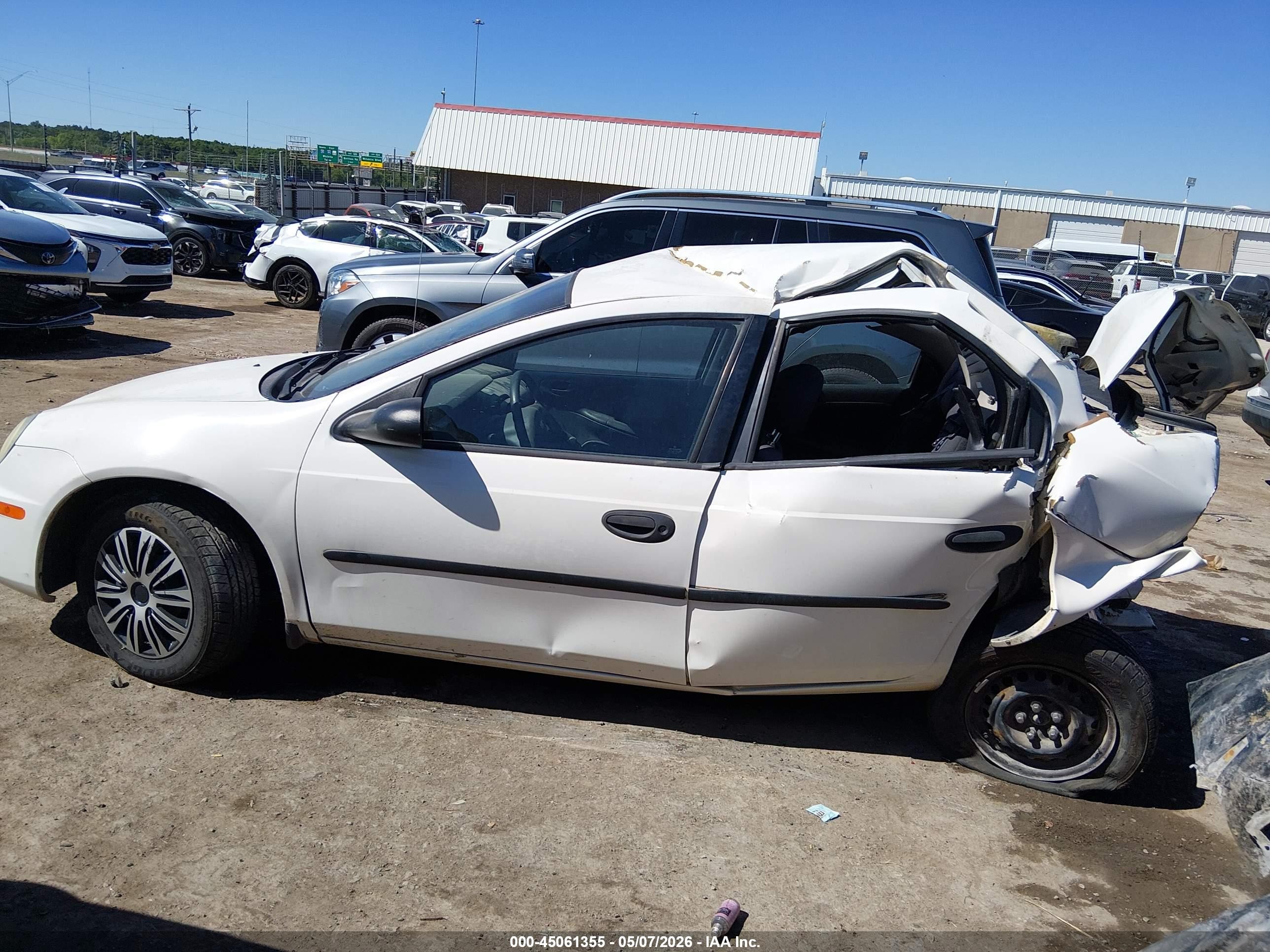2003 Dodge Neon Se White vin: 1B3ES26C93D155951