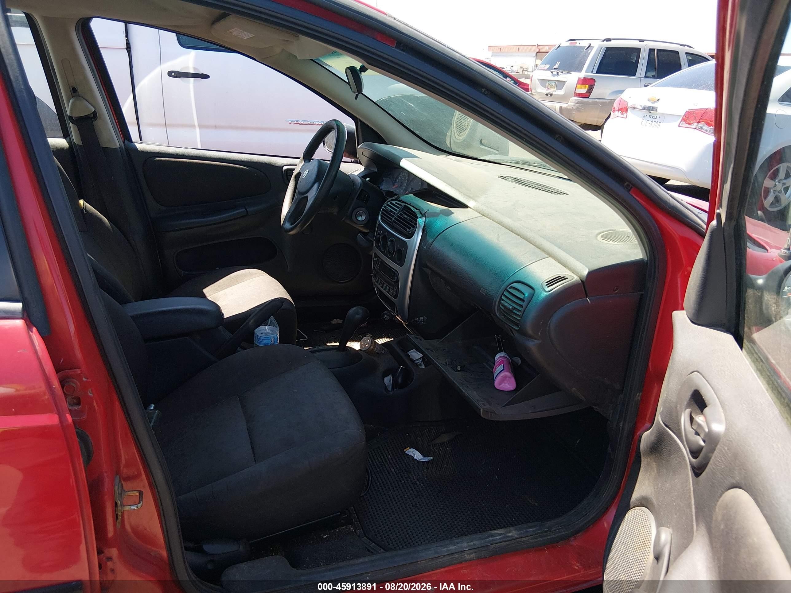 2004 Dodge Neon Se Red vin: 1B3ES26C94D570818