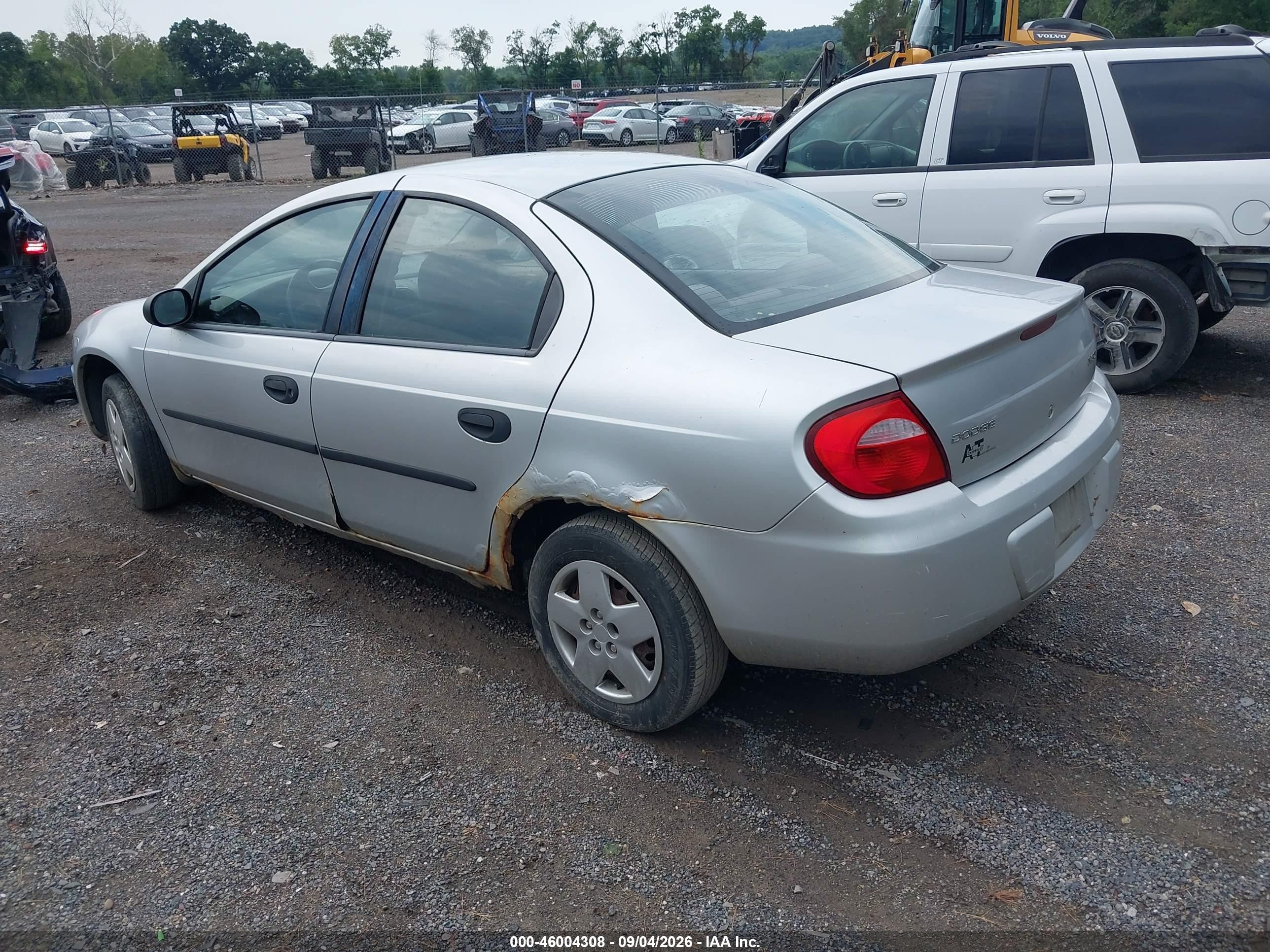 2004 Dodge Neon Se Серебряный vin: 1B3ES26CX4D586106