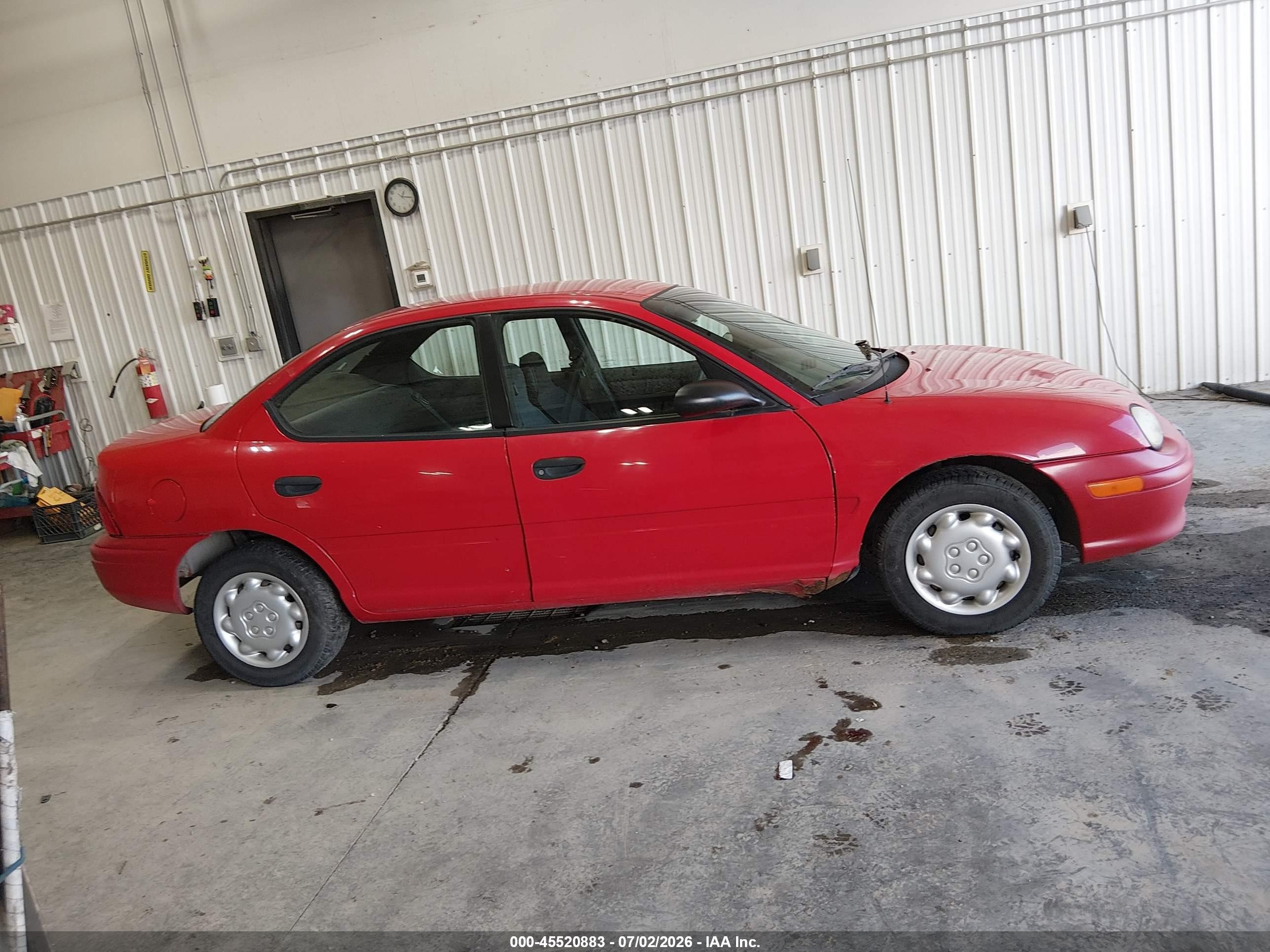 1997 Dodge Neon Ex Red vin: 1B3ES27C1VD315161