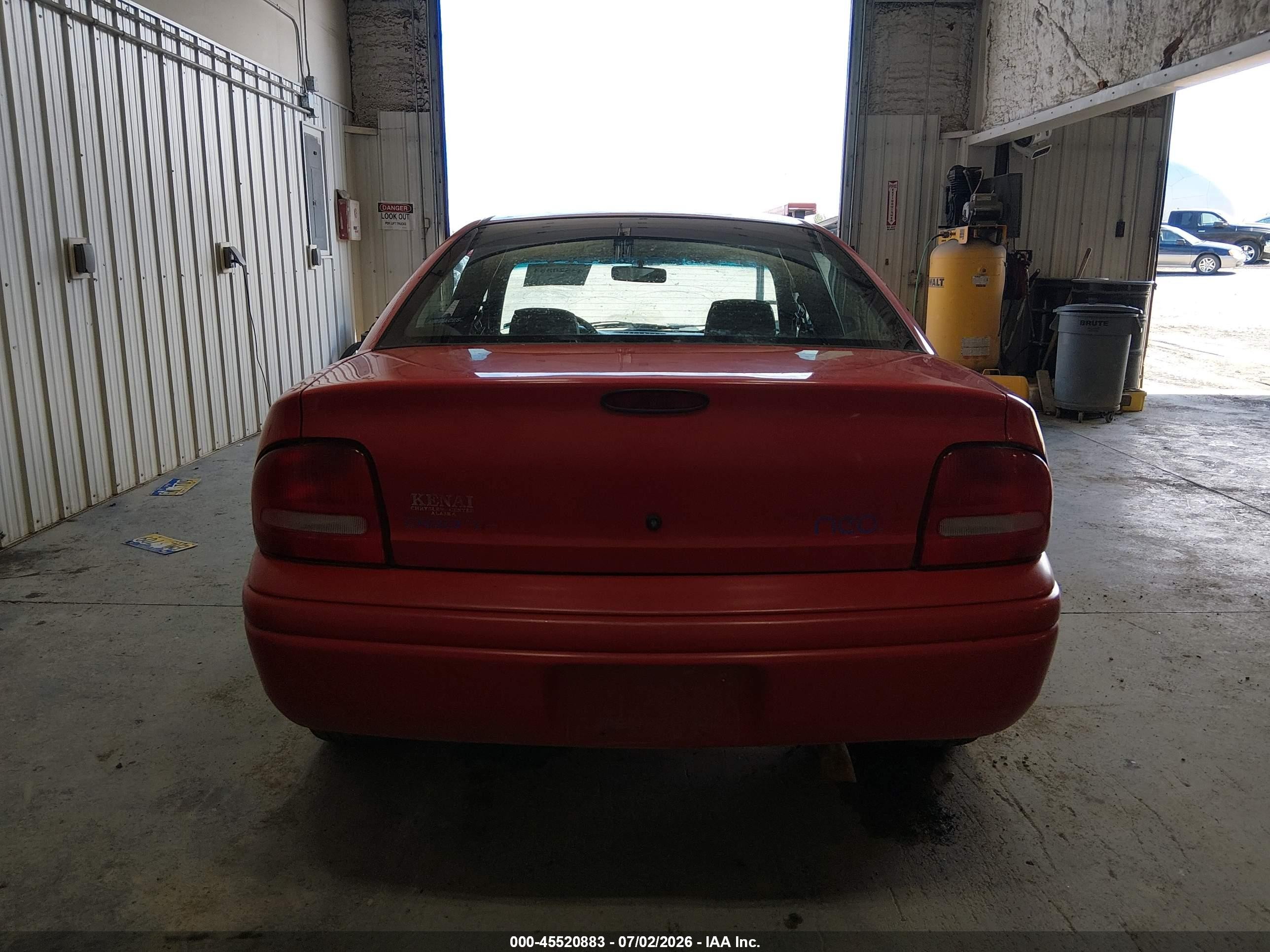 1997 Dodge Neon Ex Red vin: 1B3ES27C1VD315161