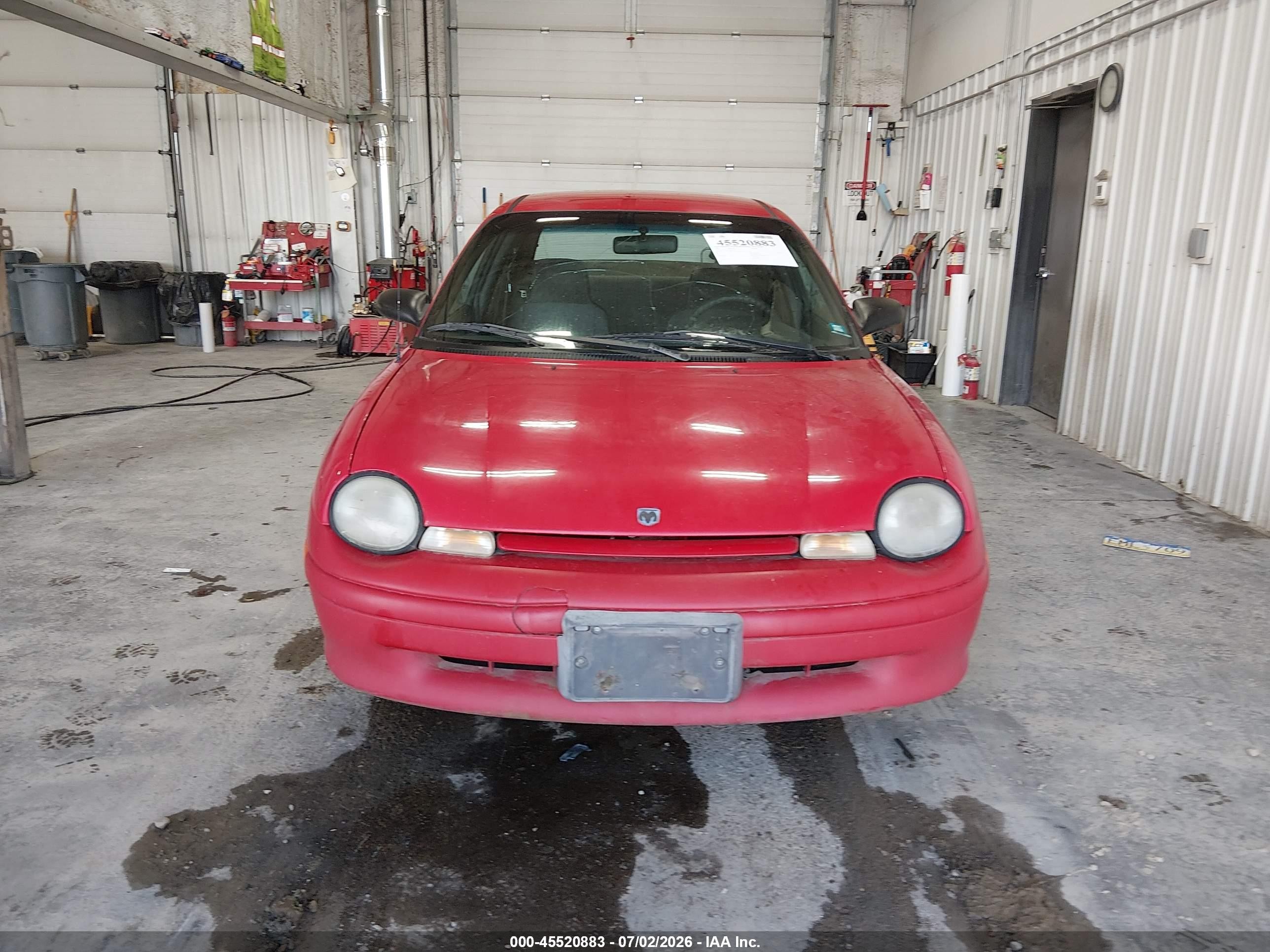1997 Dodge Neon Ex Red vin: 1B3ES27C1VD315161