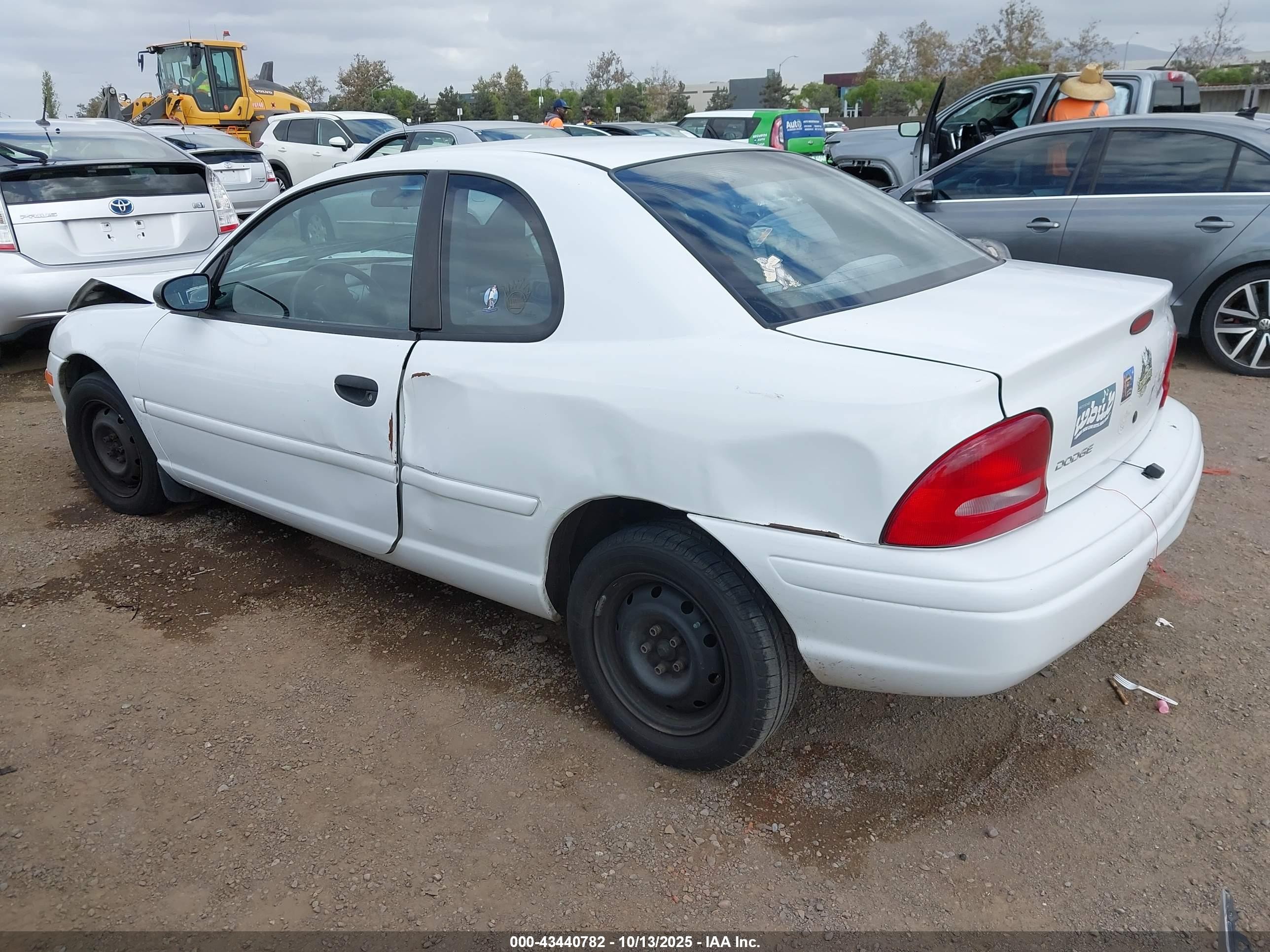 1998 Dodge Neon Competition/highline White vin: 1B3ES42C4WD557513
