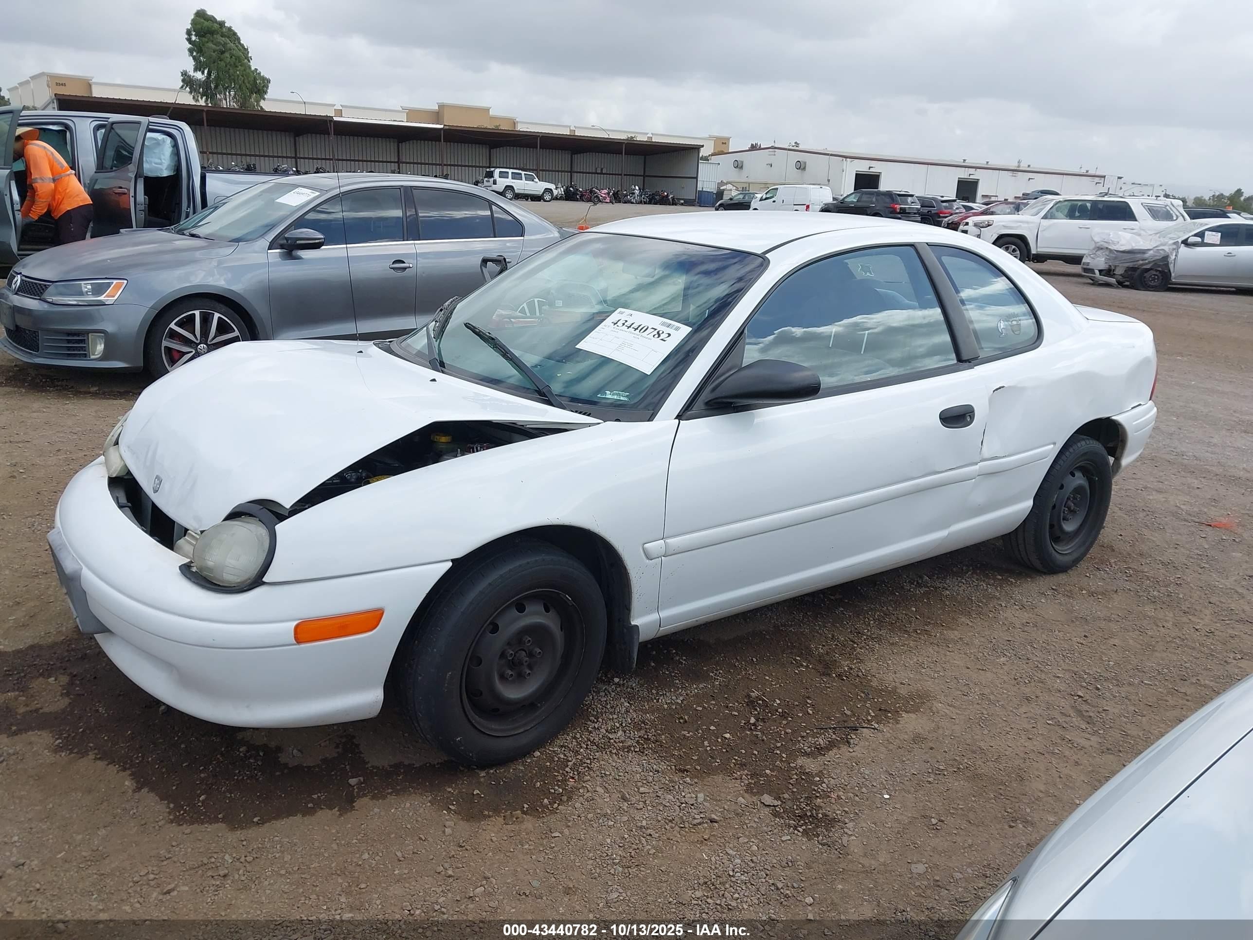 1998 Dodge Neon Competition/highline White vin: 1B3ES42C4WD557513