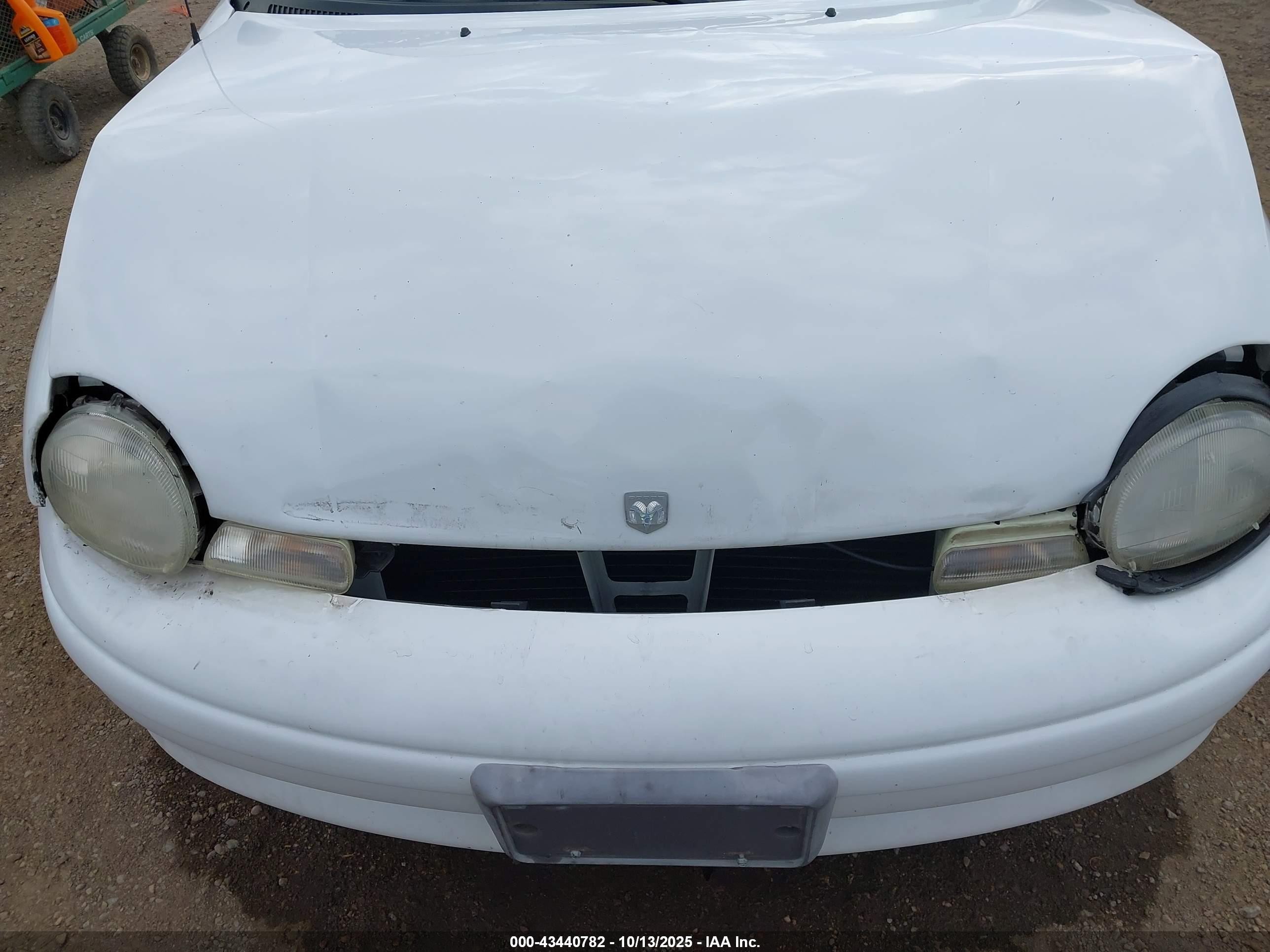 1998 Dodge Neon Competition/highline White vin: 1B3ES42C4WD557513