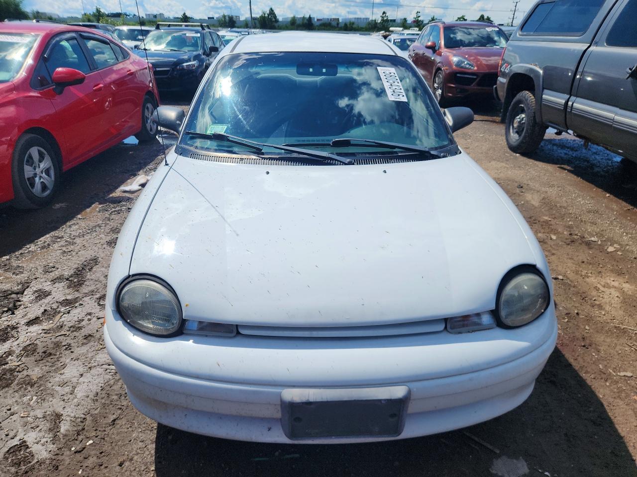1999 Dodge Neon Highline White vin: 1B3ES42C4XD141527