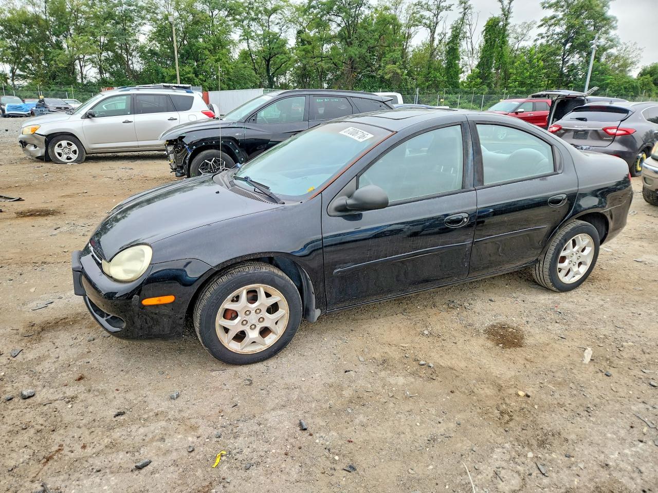 2001 Dodge Neon Se Черный vin: 1B3ES46C01D262962