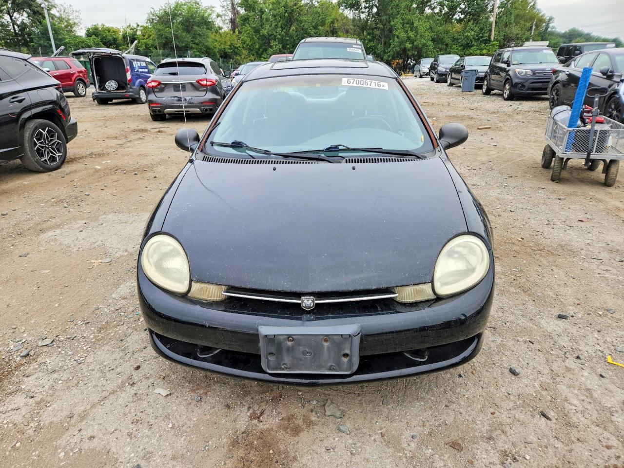 2001 Dodge Neon Se Черный vin: 1B3ES46C01D262962