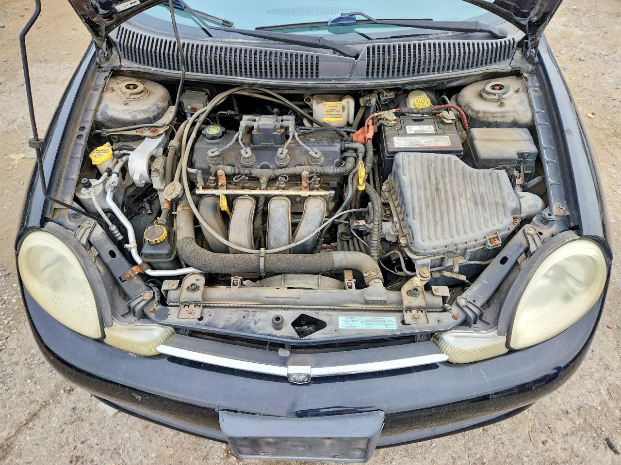 2001 Dodge Neon Se Черный vin: 1B3ES46C01D262962