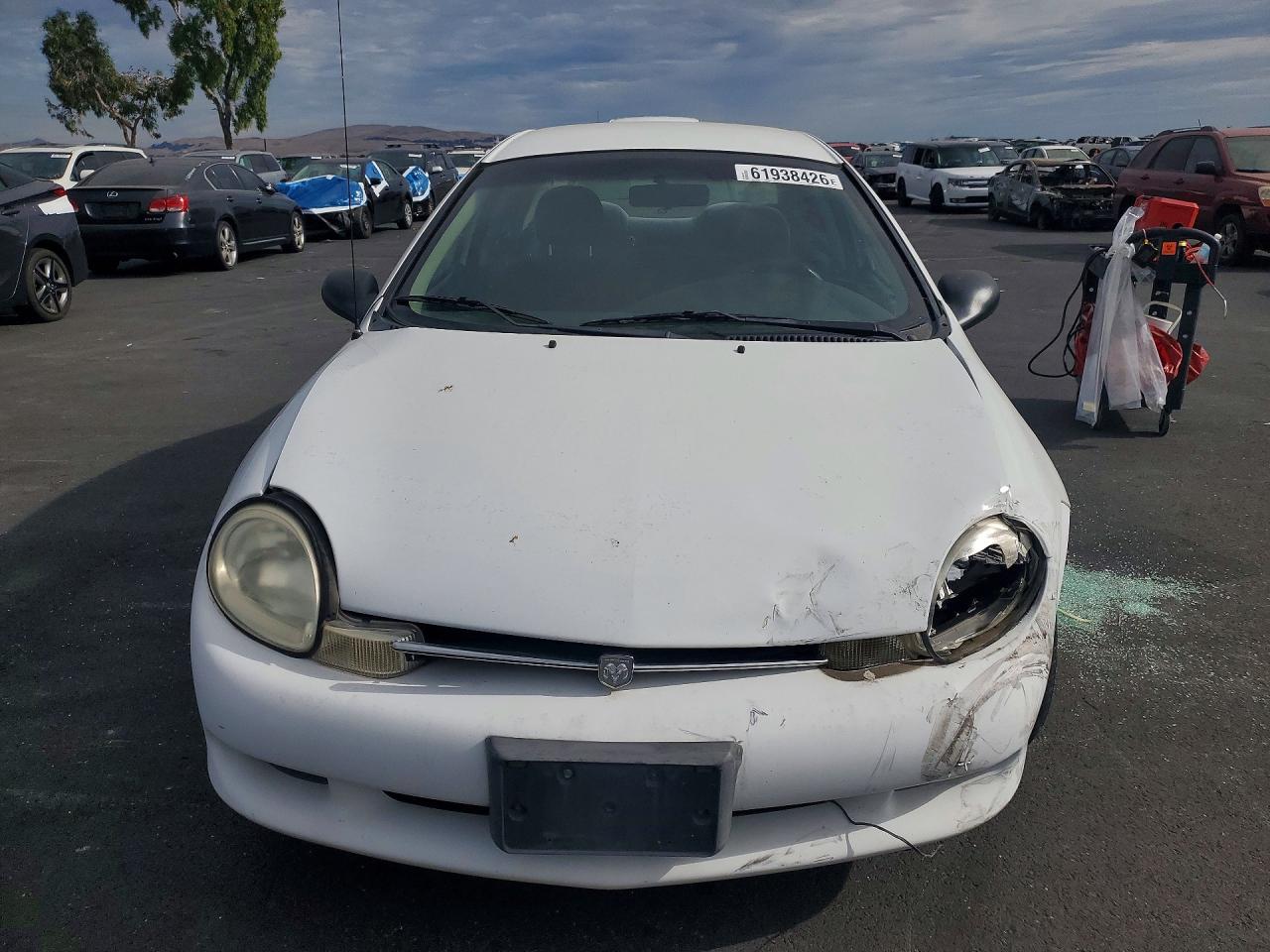 2000 Dodge Neon Base White vin: 1B3ES46C0YD697961