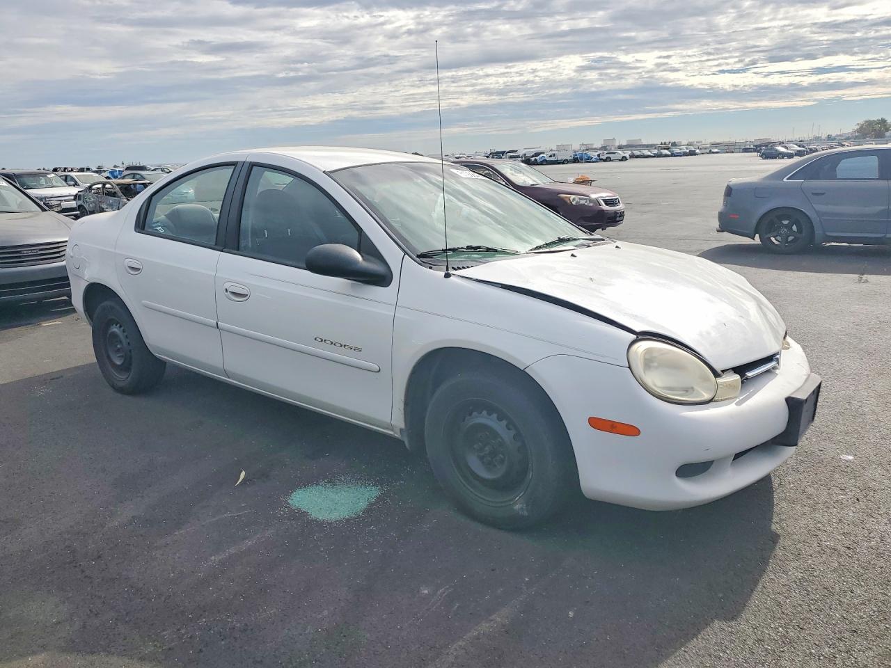 2000 Dodge Neon Base White vin: 1B3ES46C0YD697961