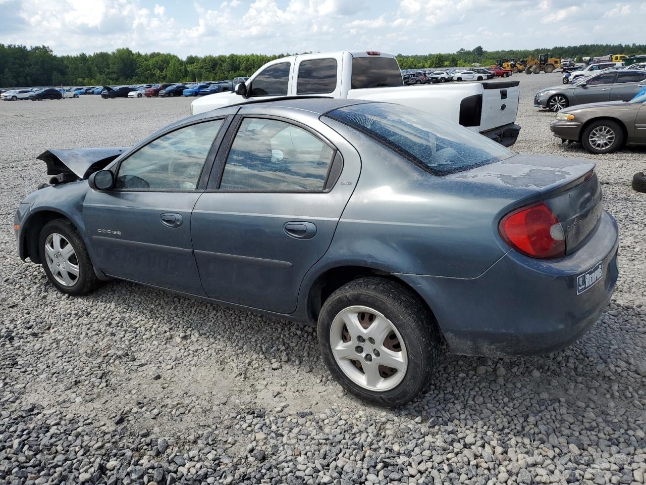 2001 Dodge Neon Se Gray vin: 1B3ES46C11D178200