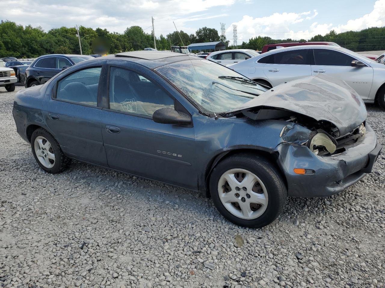 2001 Dodge Neon Se Gray vin: 1B3ES46C11D178200