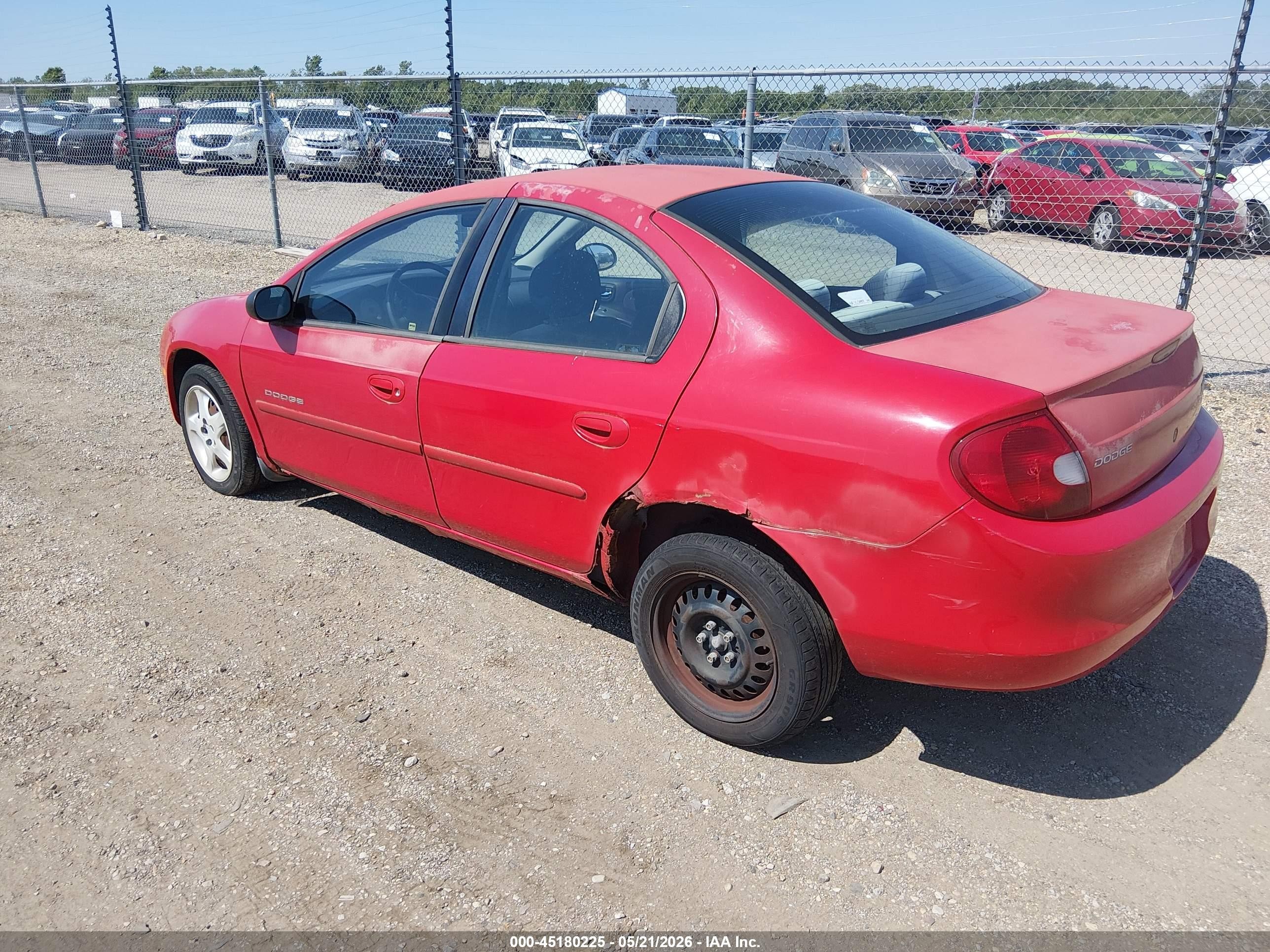 2000 Dodge Neon Highline Red vin: 1B3ES46C1YD537667