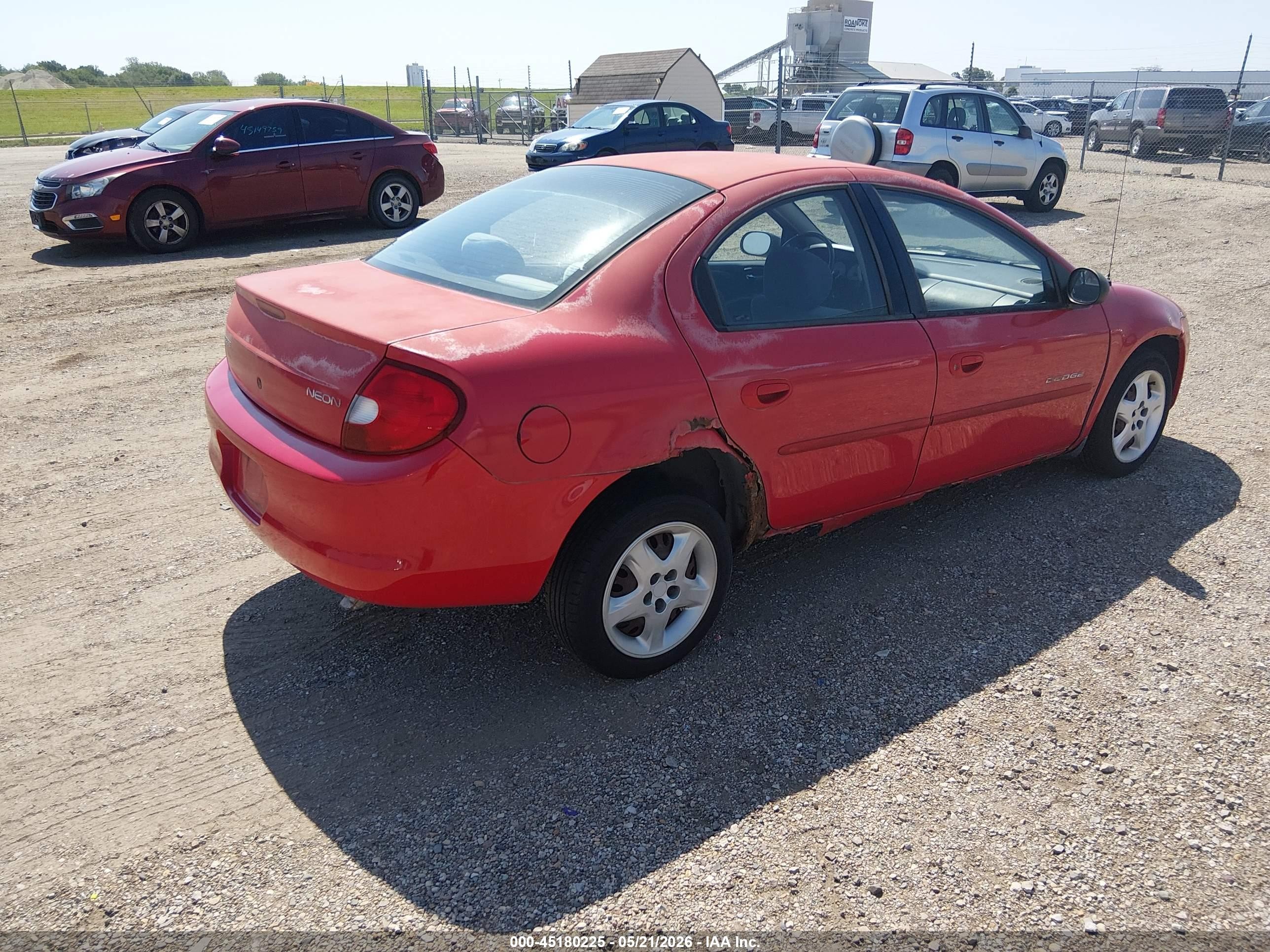 2000 Dodge Neon Highline Red vin: 1B3ES46C1YD537667