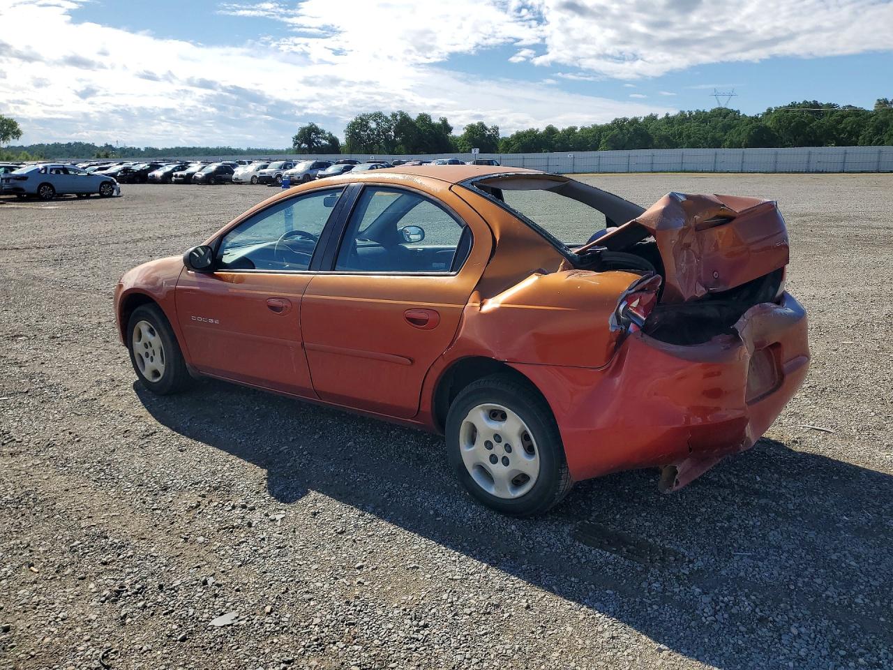 2000 Dodge Neon Base Orange vin: 1B3ES46C1YD776961