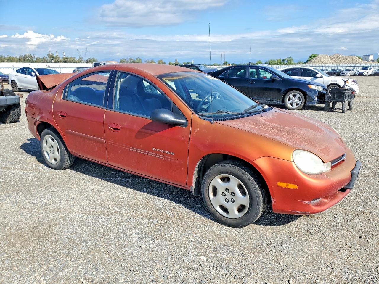 2000 Dodge Neon Base Orange vin: 1B3ES46C1YD776961