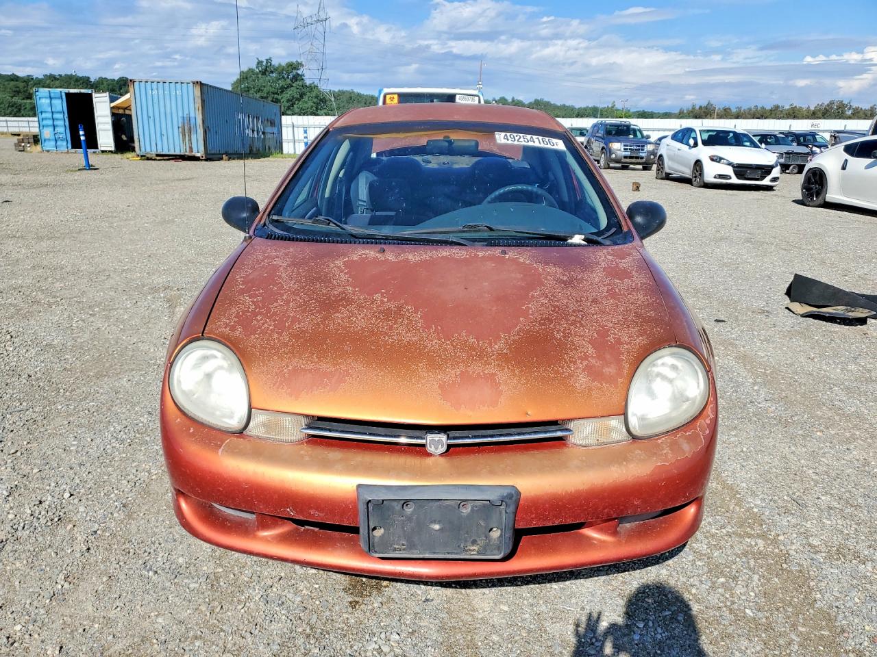 2000 Dodge Neon Base Orange vin: 1B3ES46C1YD776961