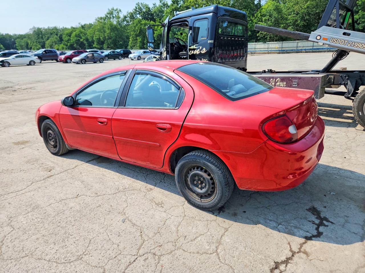 2000 Dodge Neon Base Красный vin: 1B3ES46C3YD809023