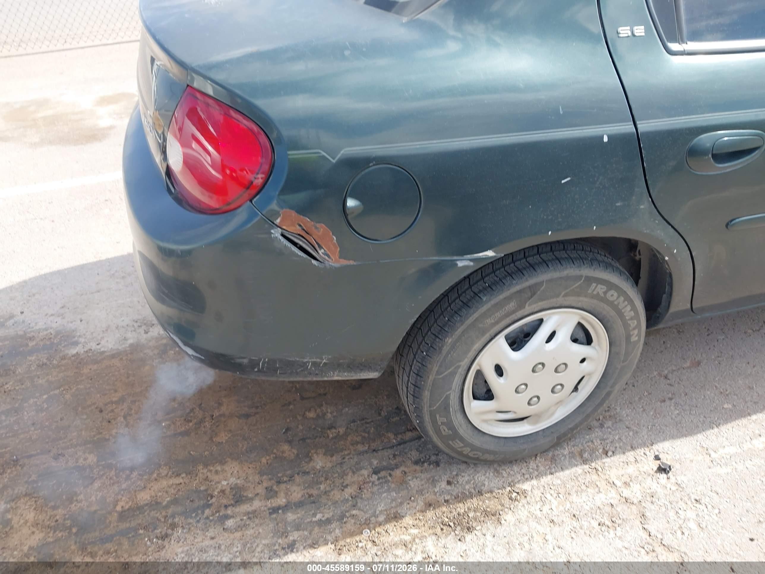 2001 Dodge Neon Se Green vin: 1B3ES46C51D195789