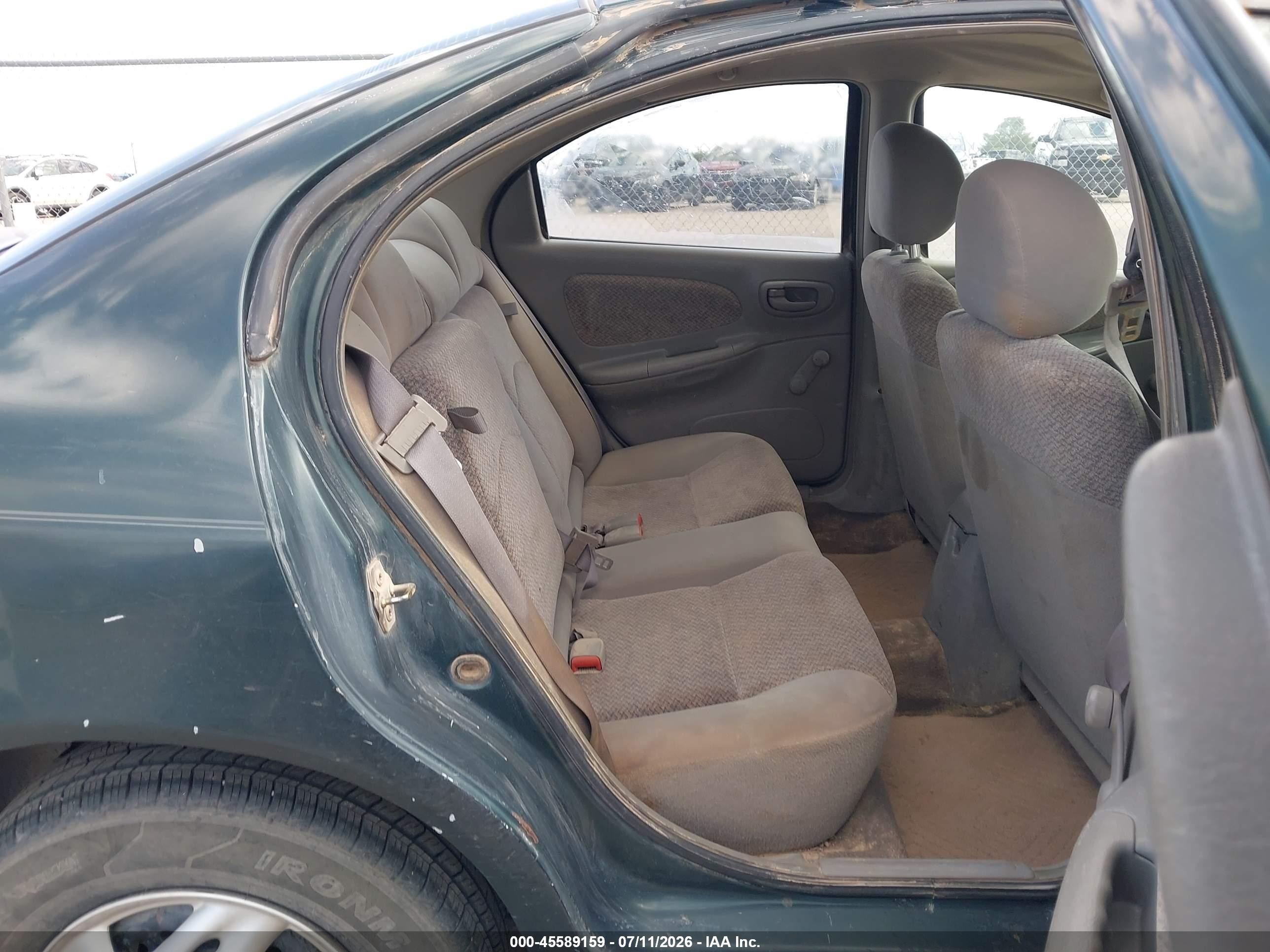2001 Dodge Neon Se Green vin: 1B3ES46C51D195789